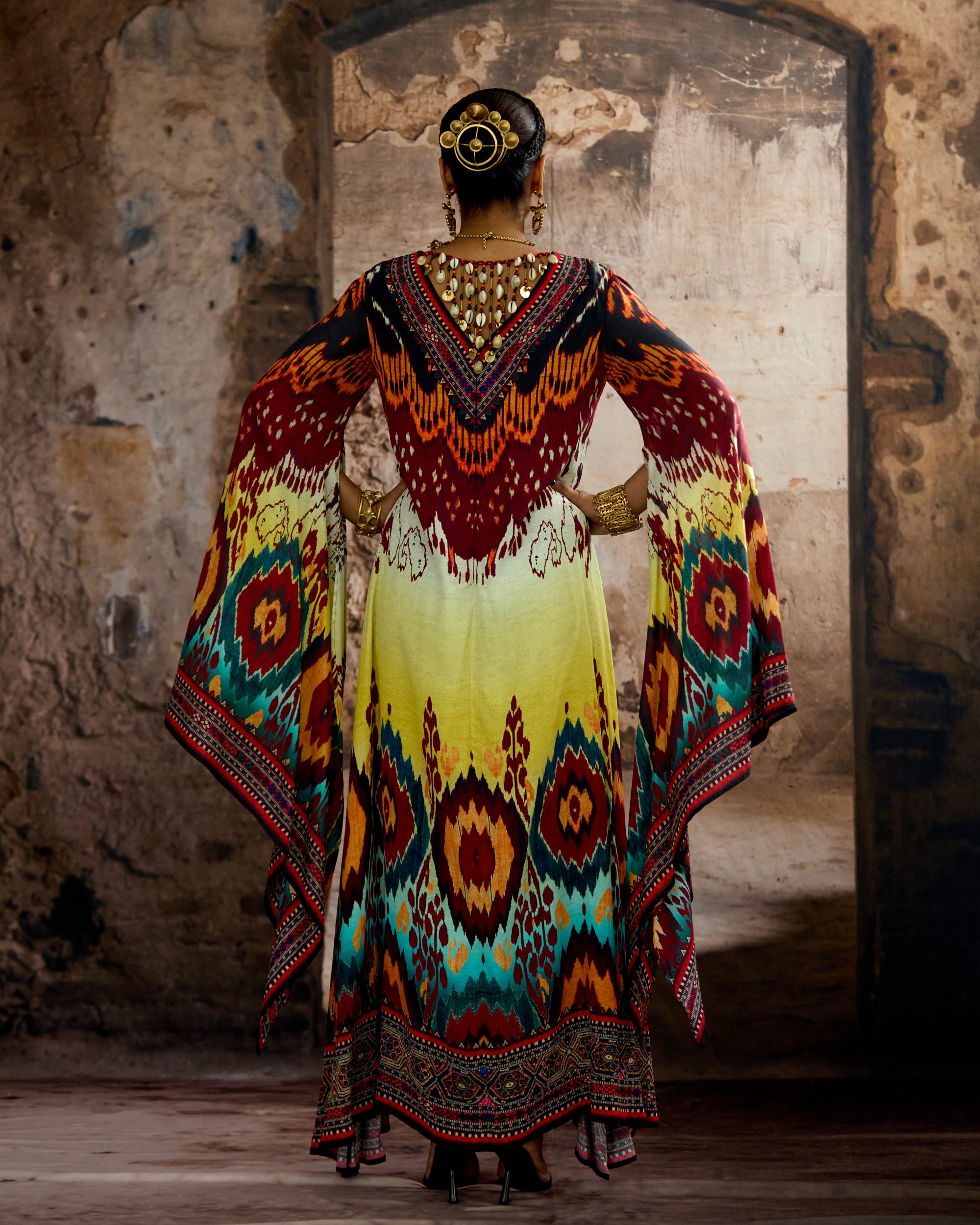 Kasbah : Abeer - Aqua/Lime