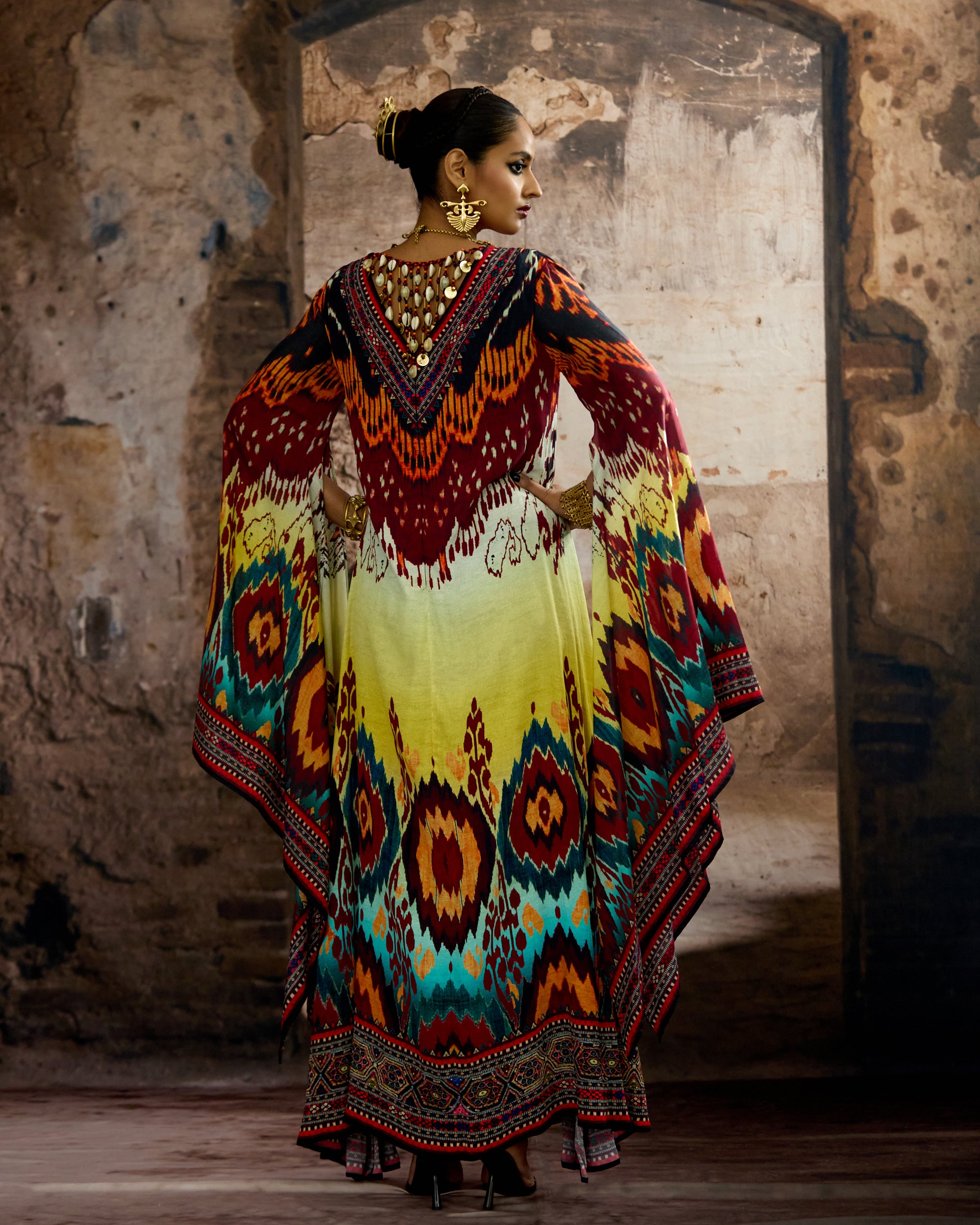 Kasbah : Abeer - Aqua/Lime