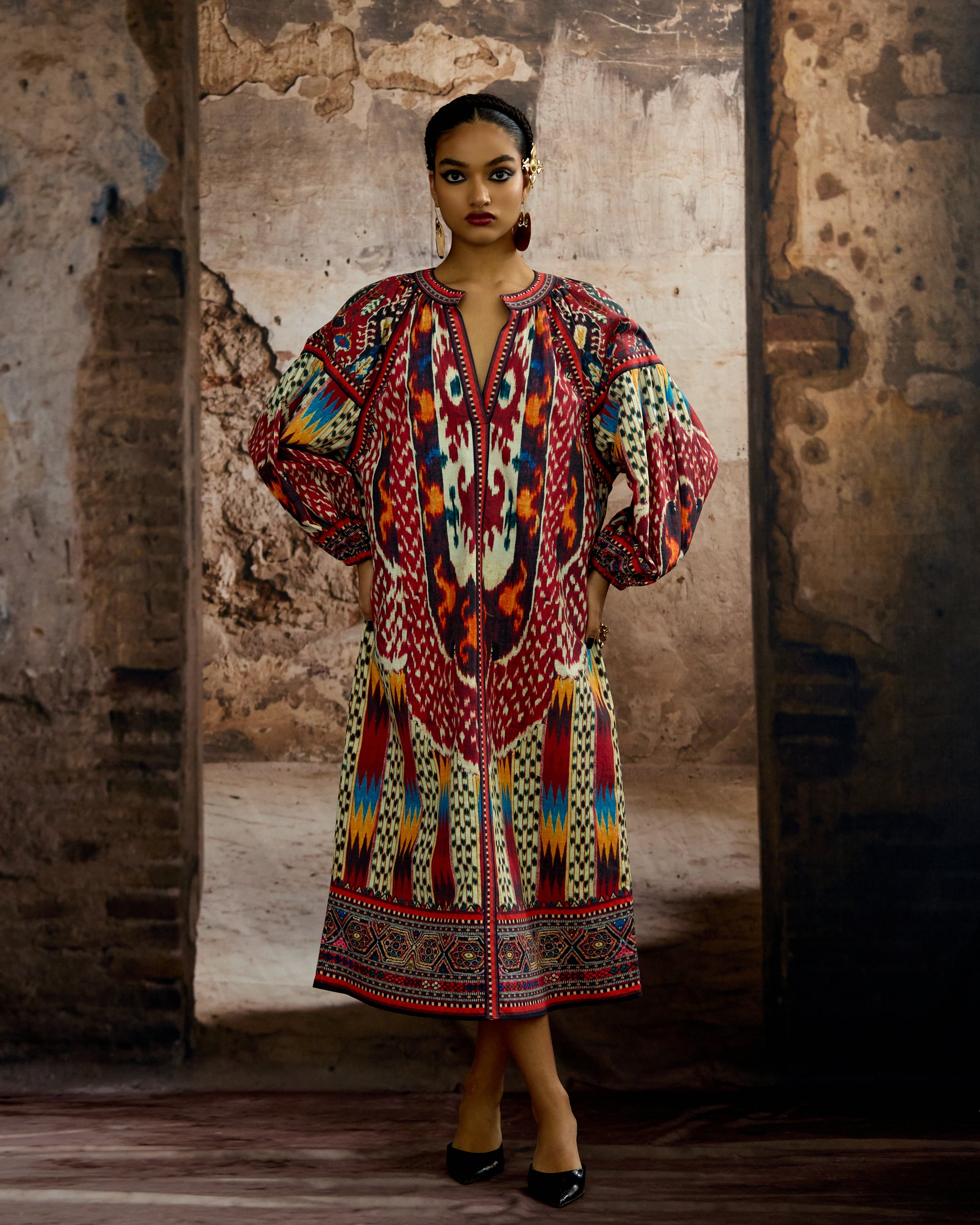 Kasbah : Marisa - Beige/Maroon