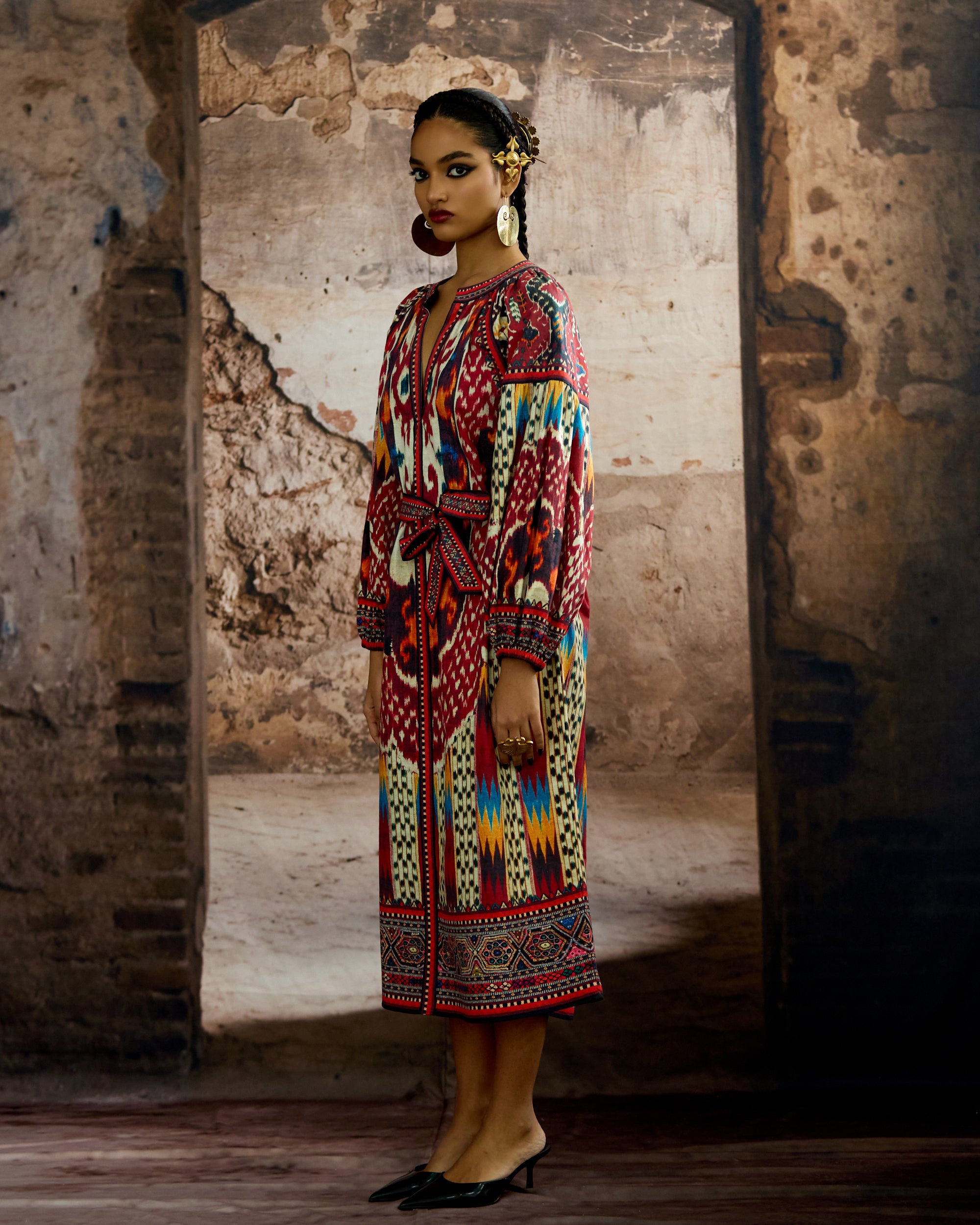 Kasbah : Marisa - Beige/Maroon