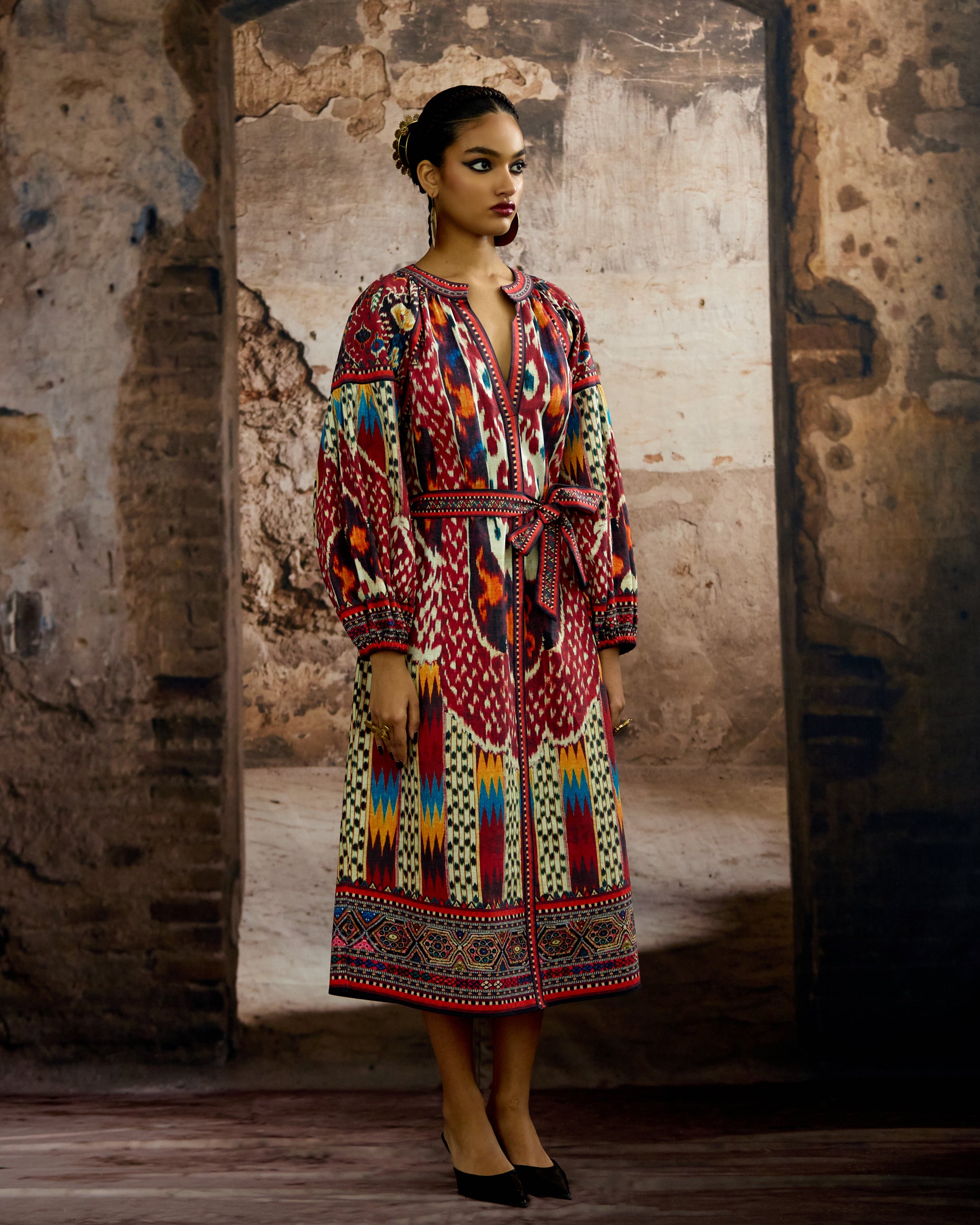 Kasbah : Marisa - Beige/Maroon