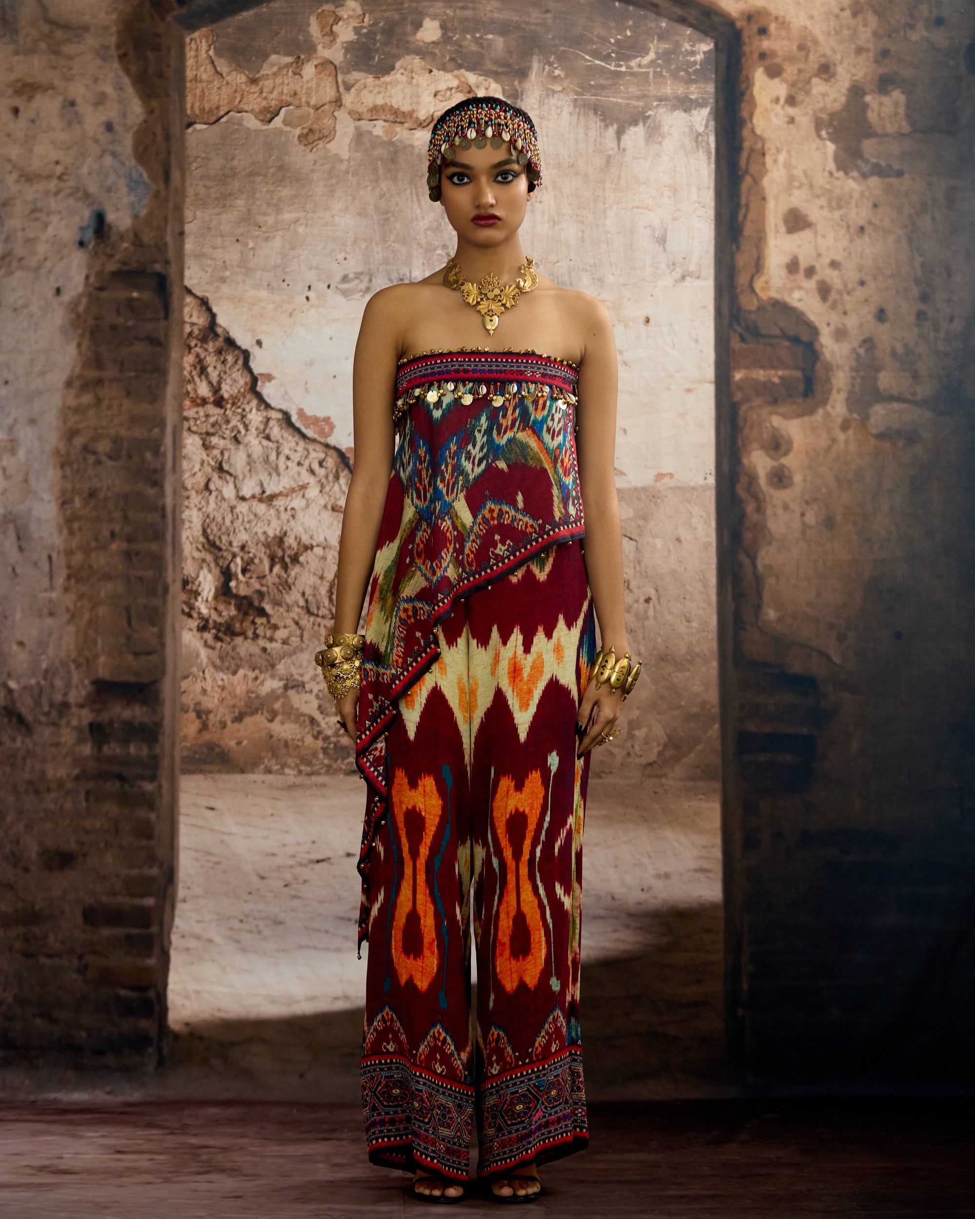 Kasbah : Hazel - Maroon/Multi