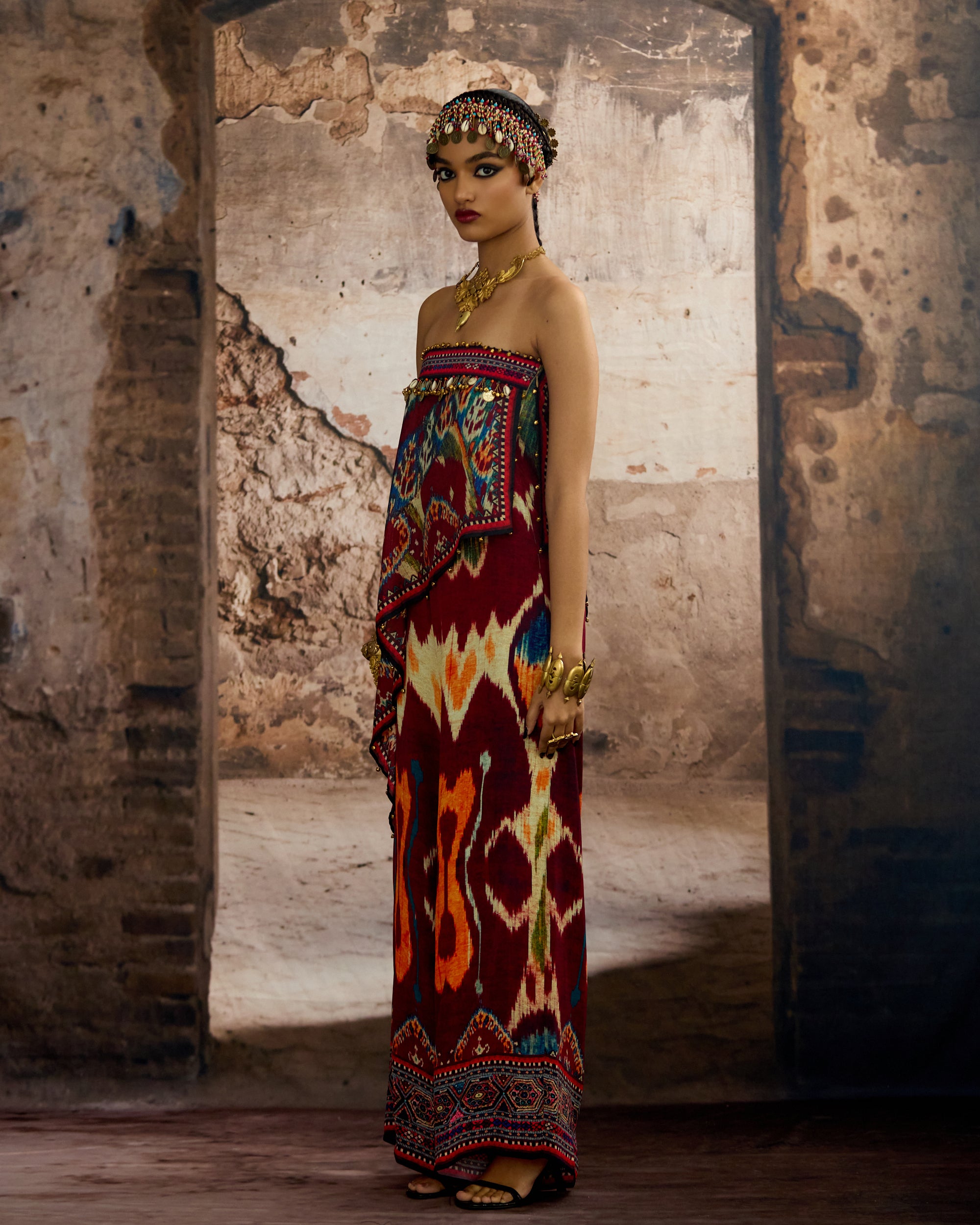 Kasbah : Hazel - Maroon/Multi