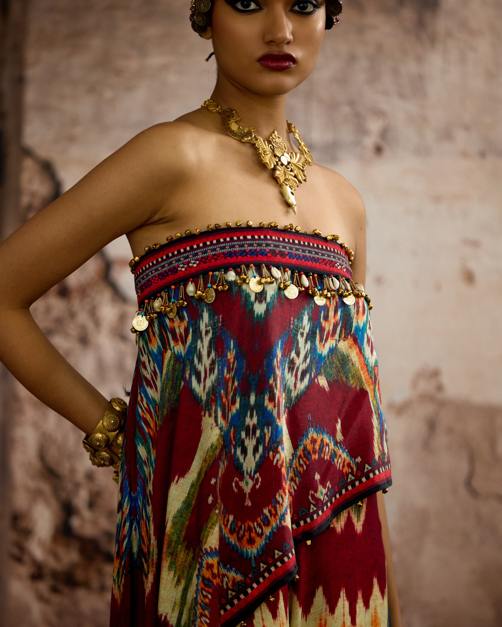 Kasbah : Hazel - Maroon/Multi