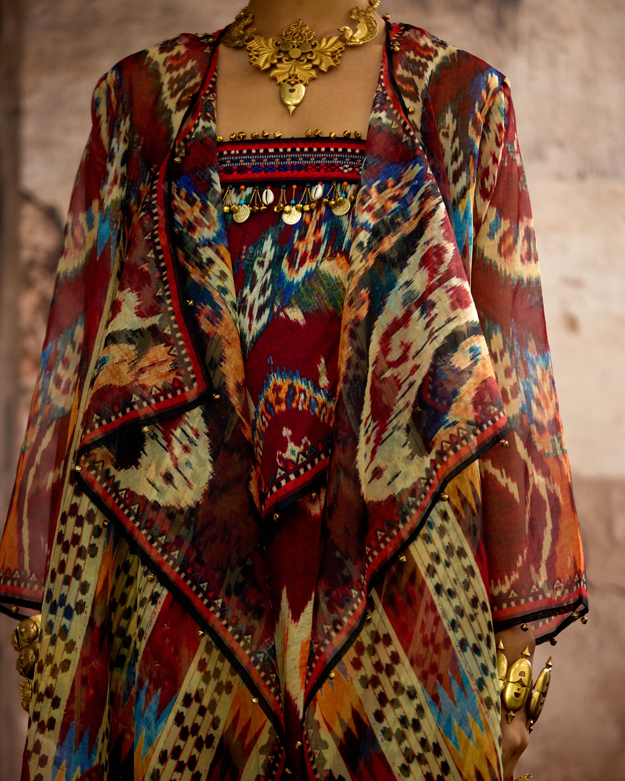 Kasbah : Freya/Hazel - Maroon/Multi