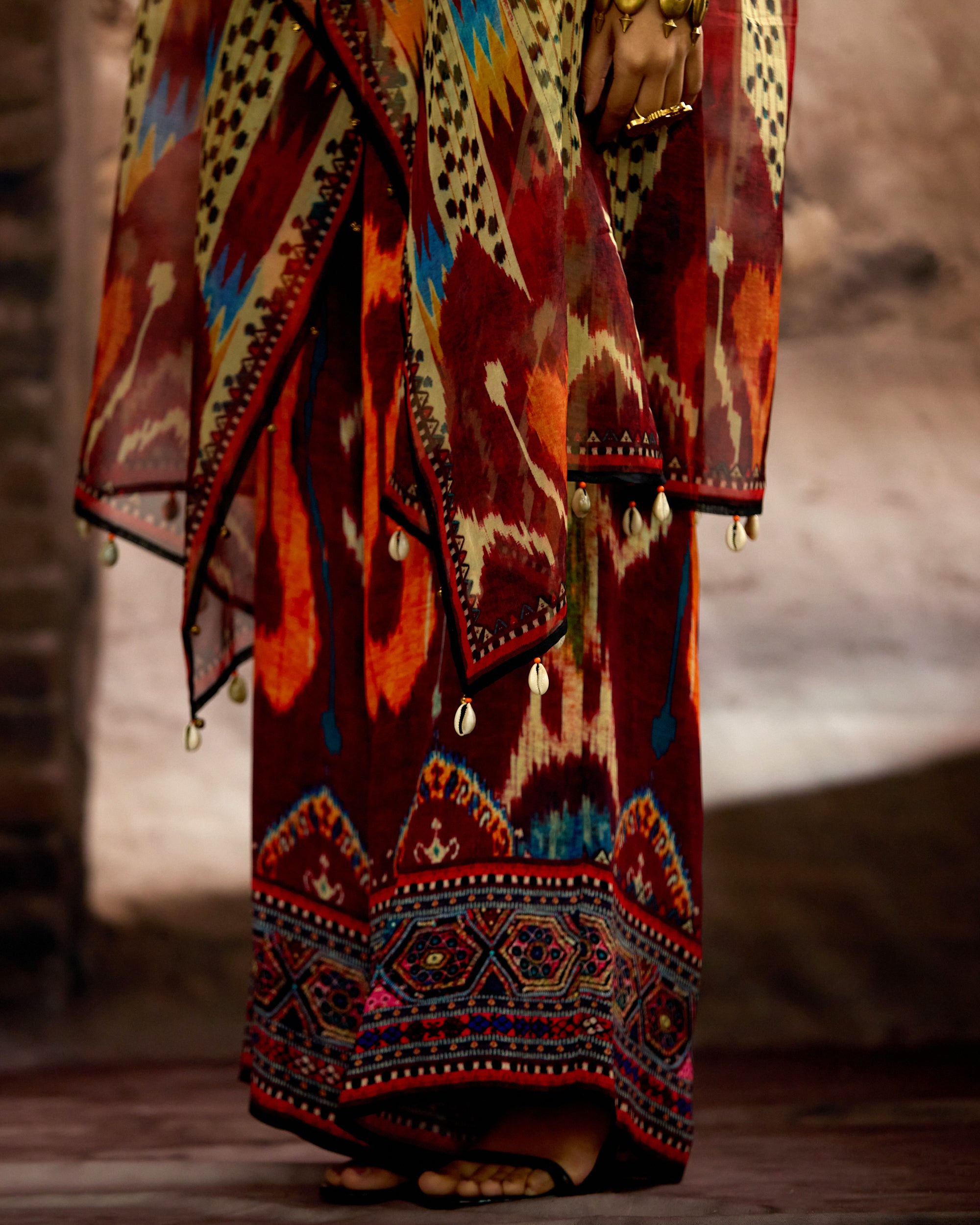 Kasbah : Freya/Hazel - Maroon/Multi
