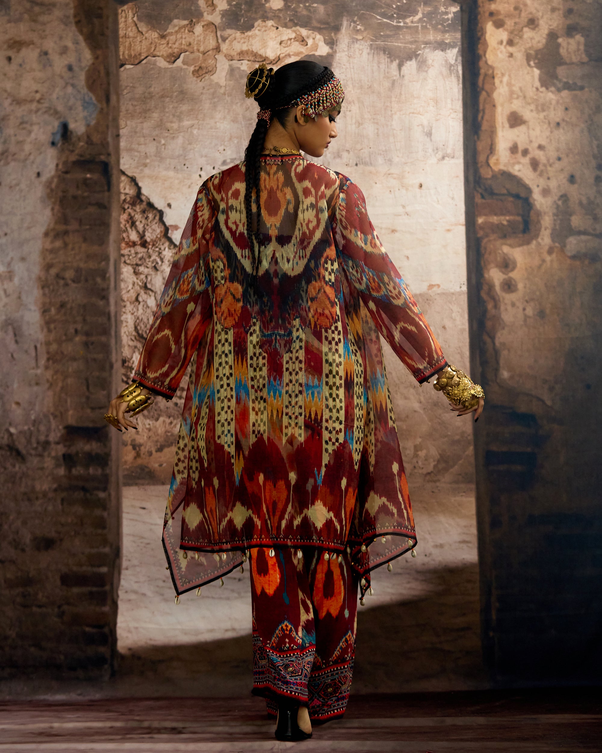 Kasbah : Freya/Hazel - Maroon/Multi