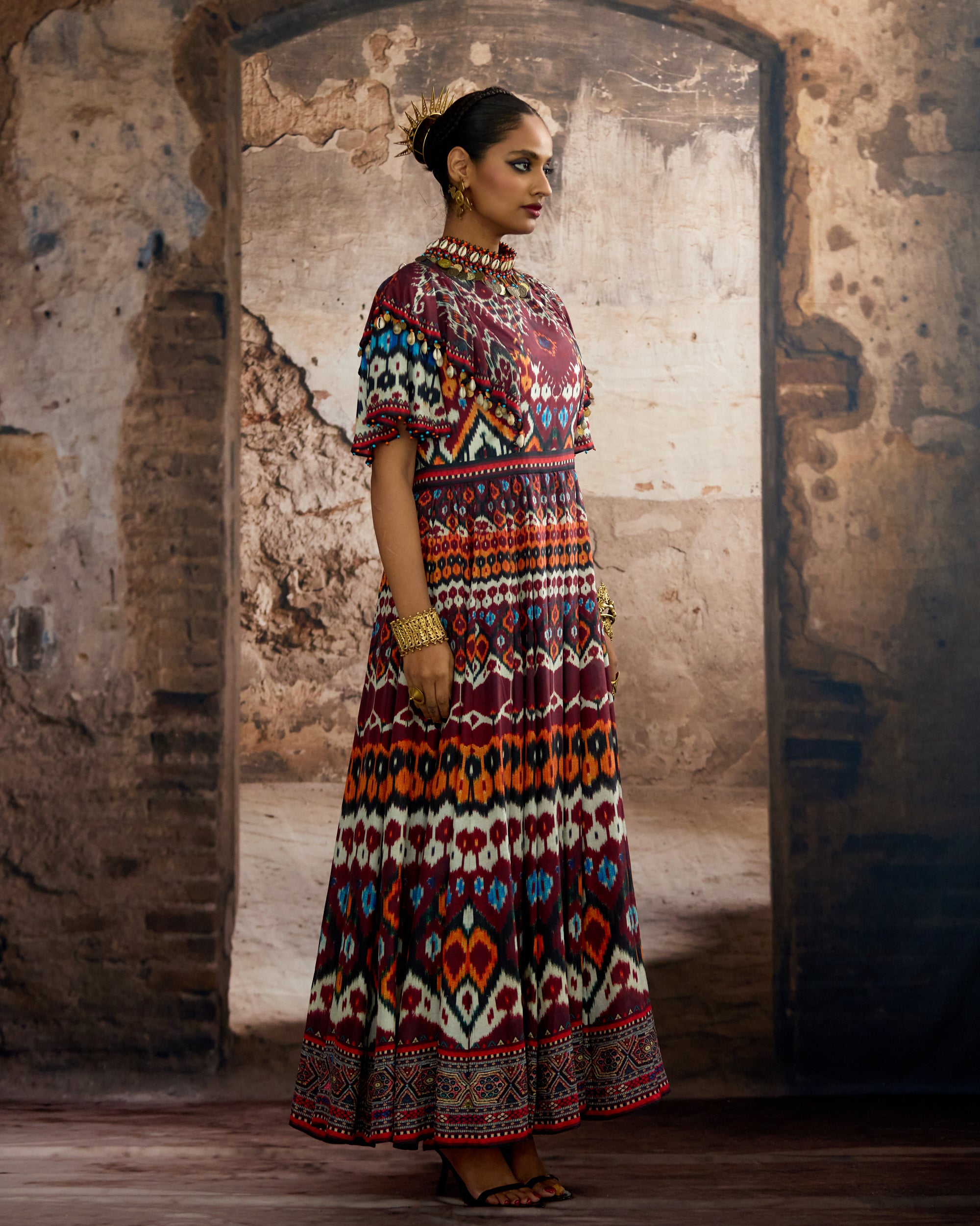 Kasbah : Faliha - Maroon/Multi