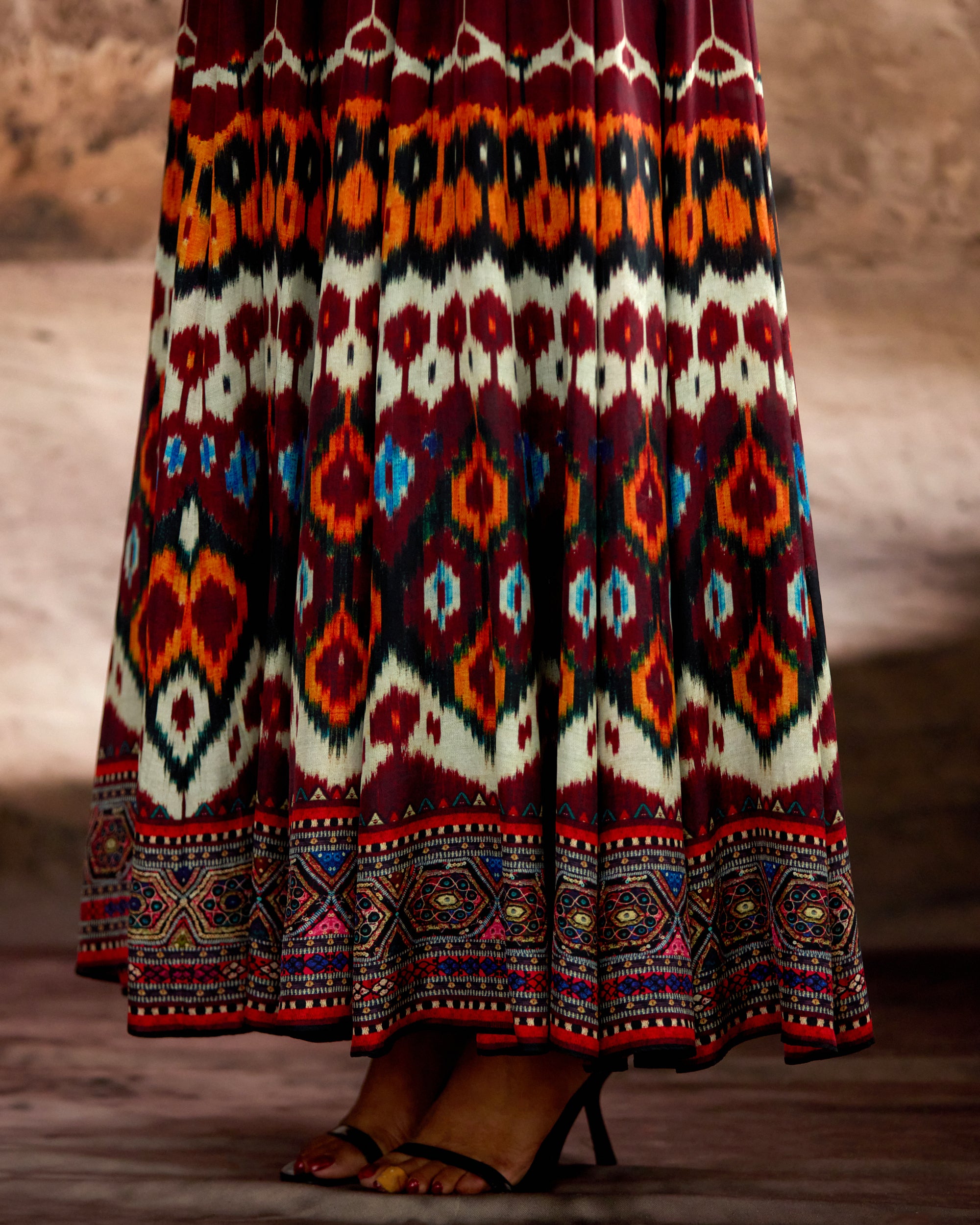 Kasbah : Faliha - Maroon/Multi