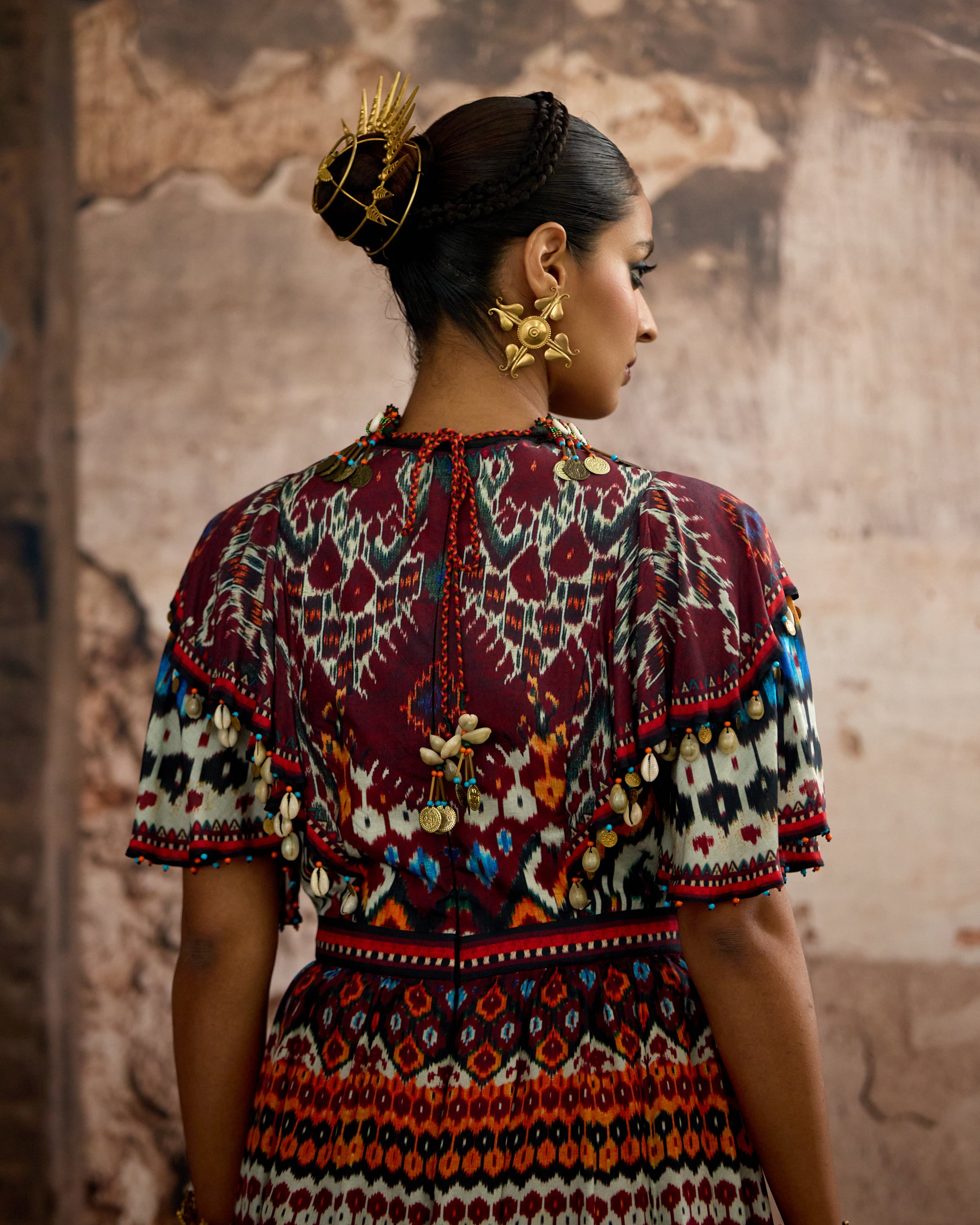 Kasbah : Faliha - Maroon/Multi
