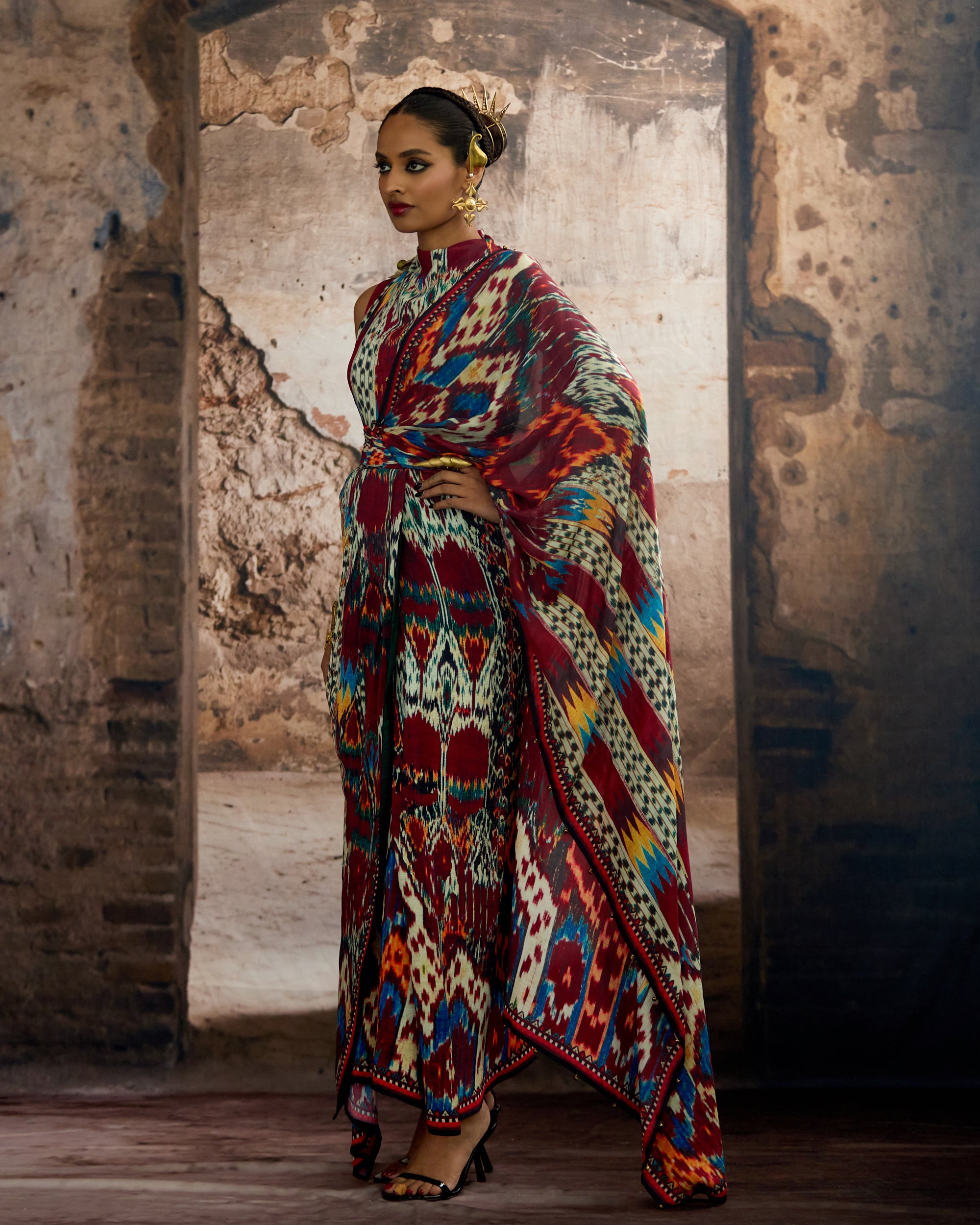 Kasbah : Urmila - Maroon/Multi