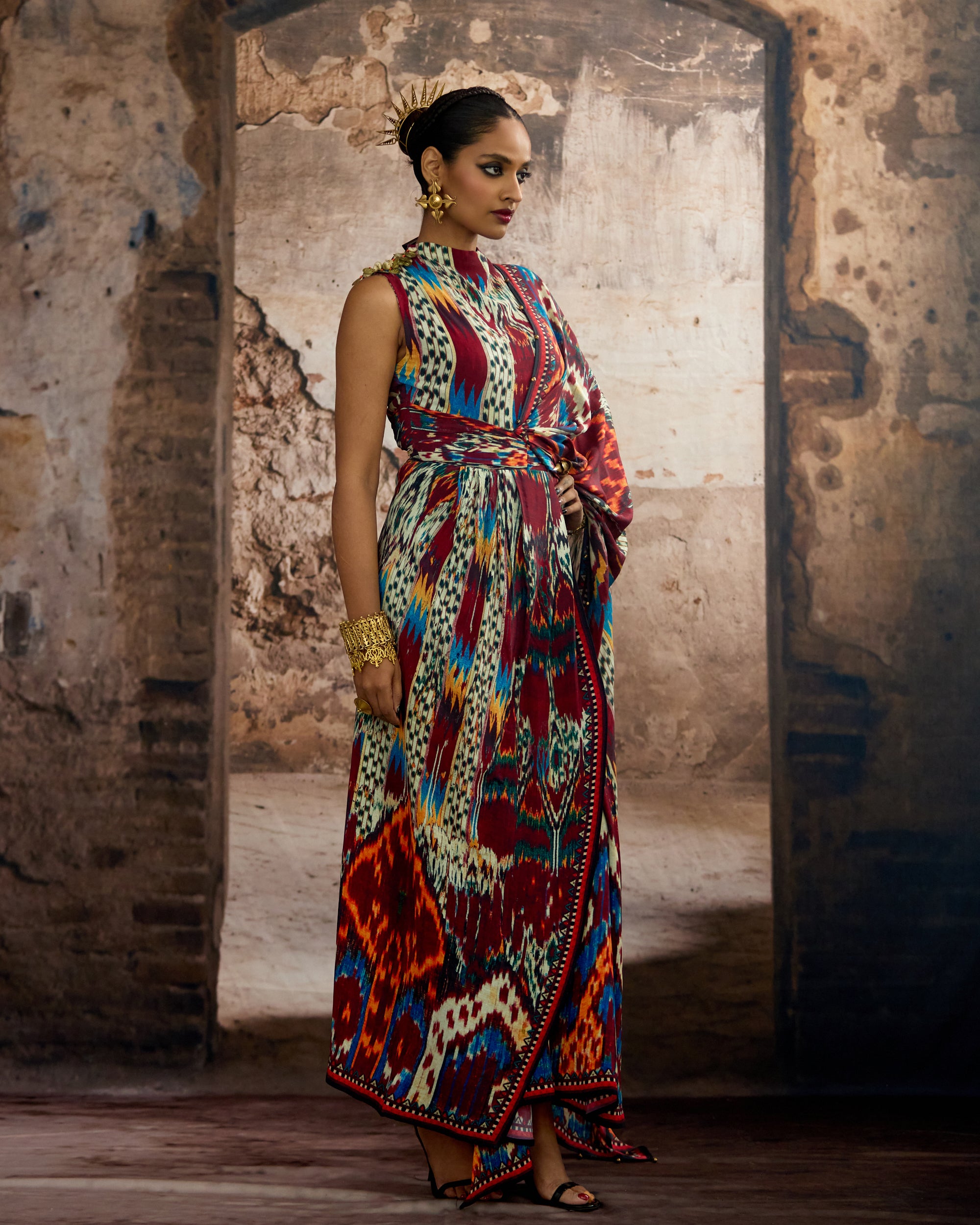 Kasbah : Urmila - Maroon/Multi