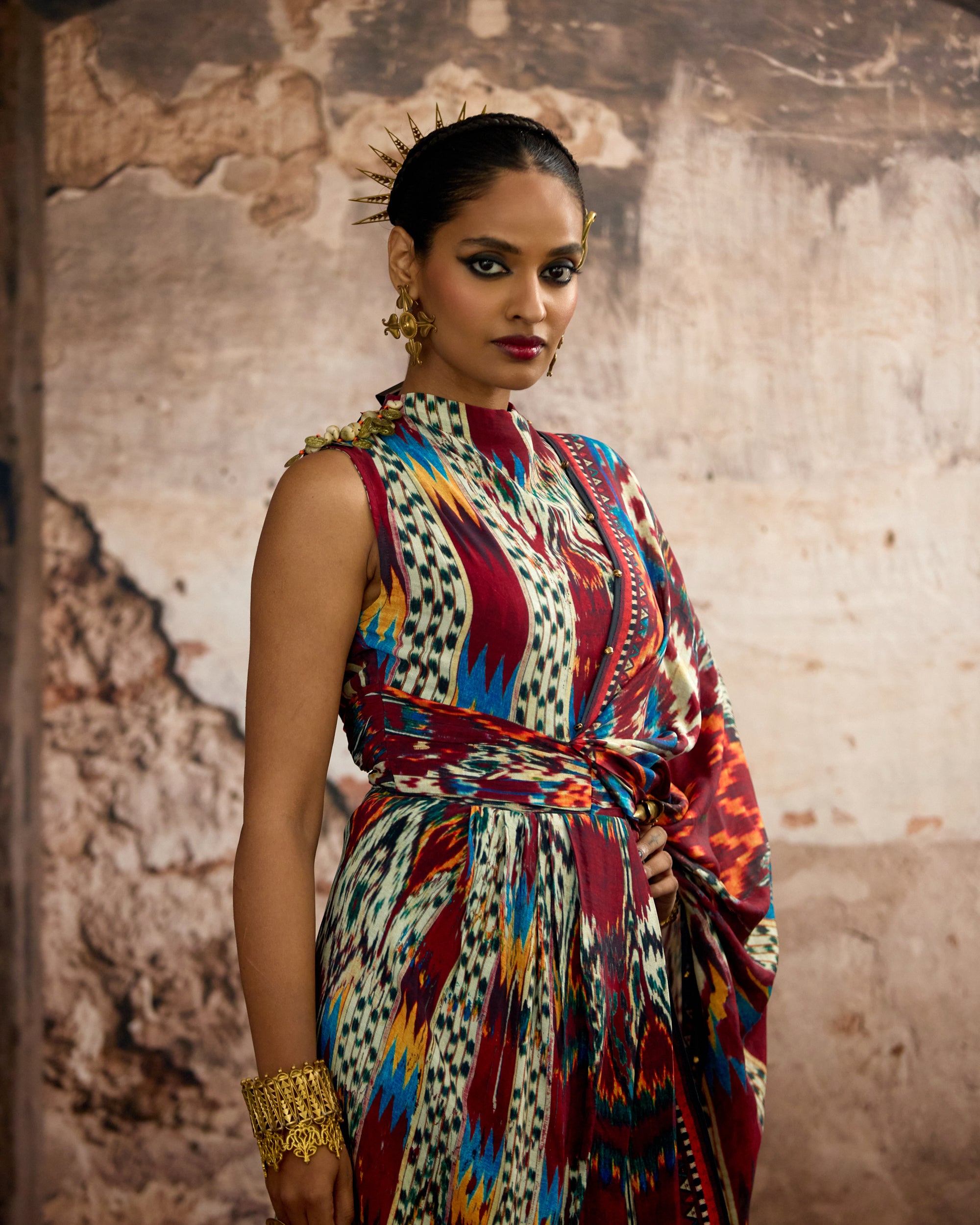 Kasbah : Urmila - Maroon/Multi