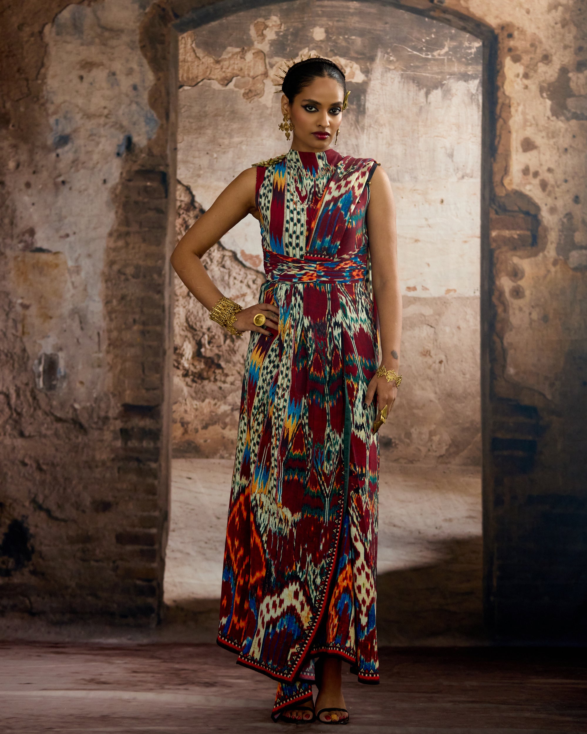 Kasbah : Urmila - Maroon/Multi
