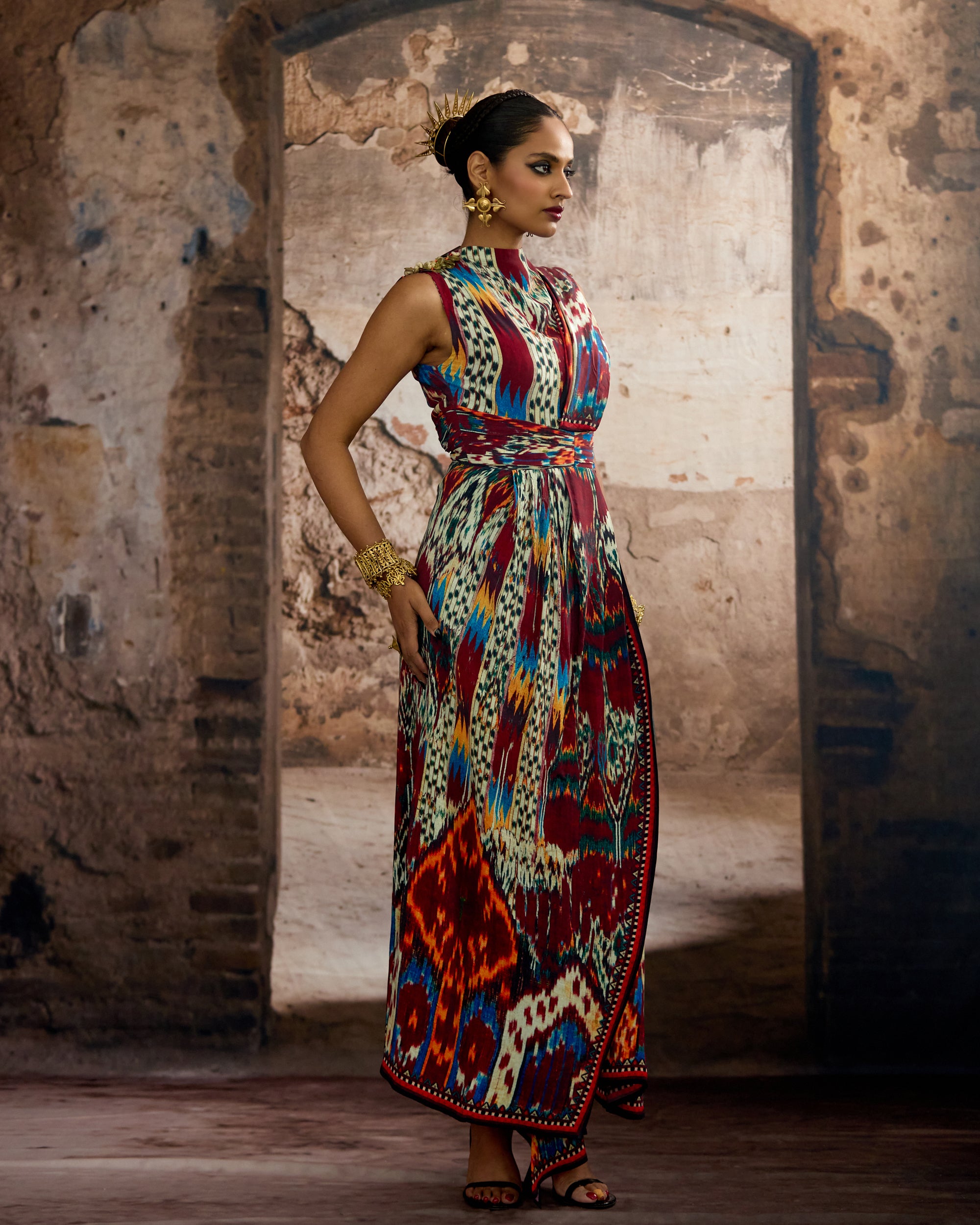 Kasbah : Urmila - Maroon/Multi