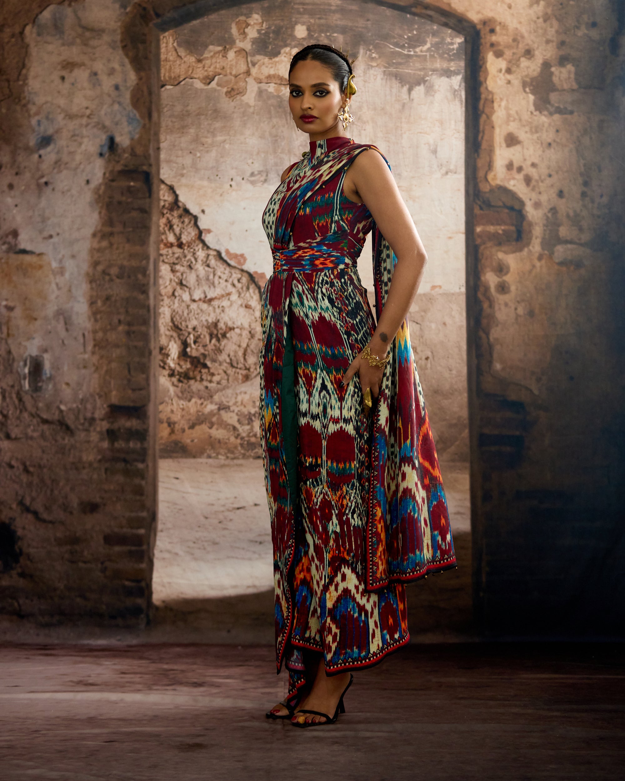 Kasbah : Urmila - Maroon/Multi