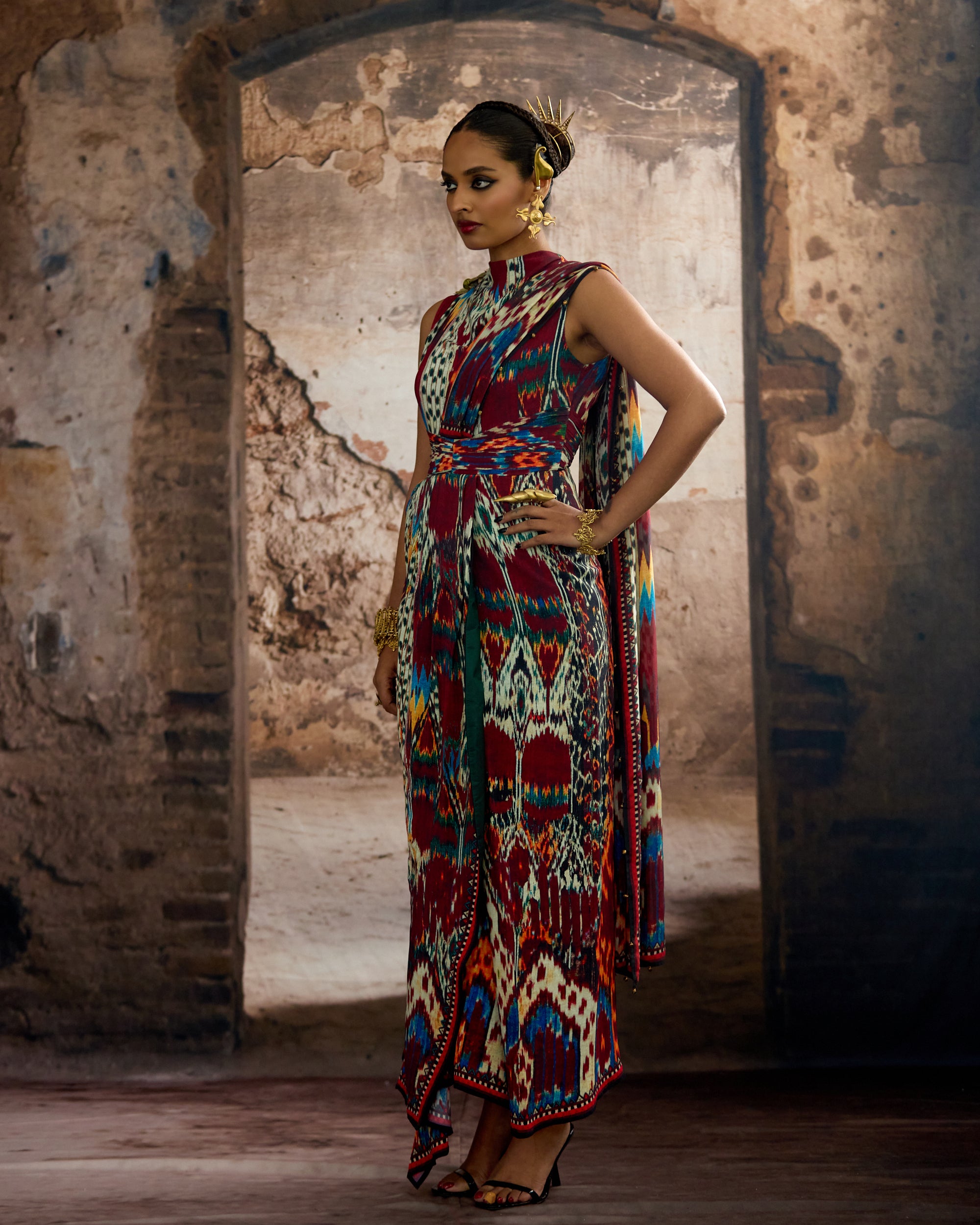 Kasbah : Urmila - Maroon/Multi