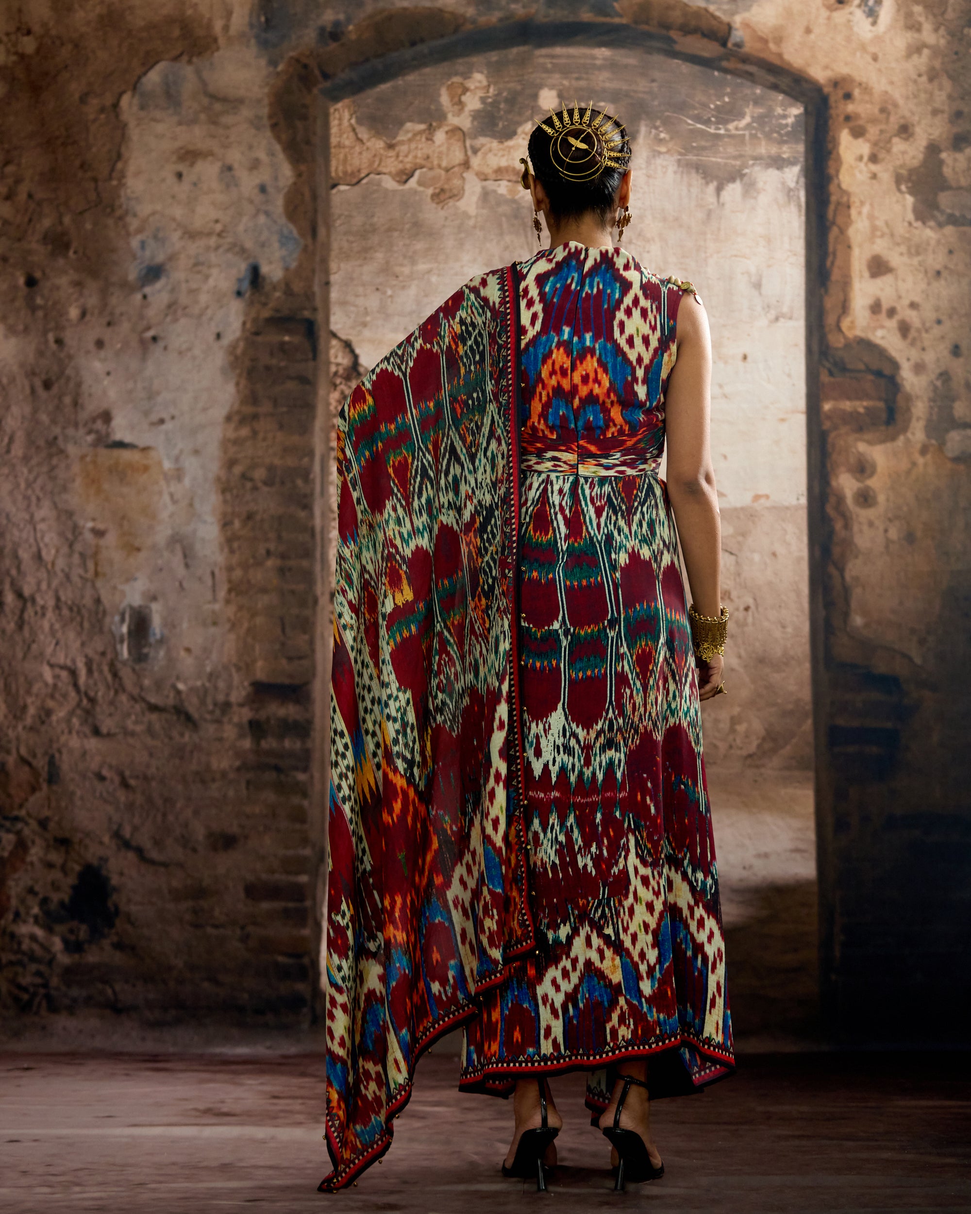Kasbah : Urmila - Maroon/Multi
