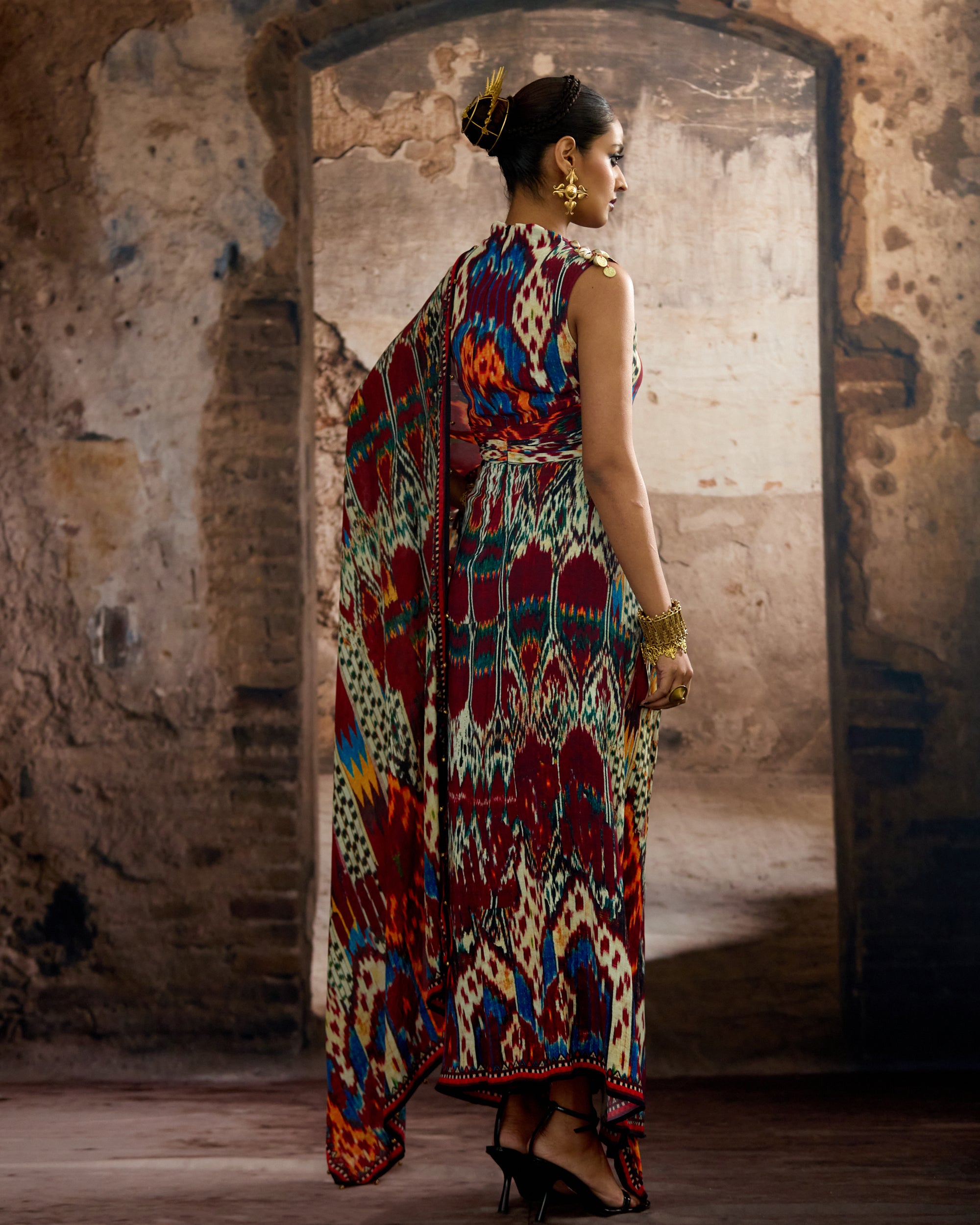 Kasbah : Urmila - Maroon/Multi