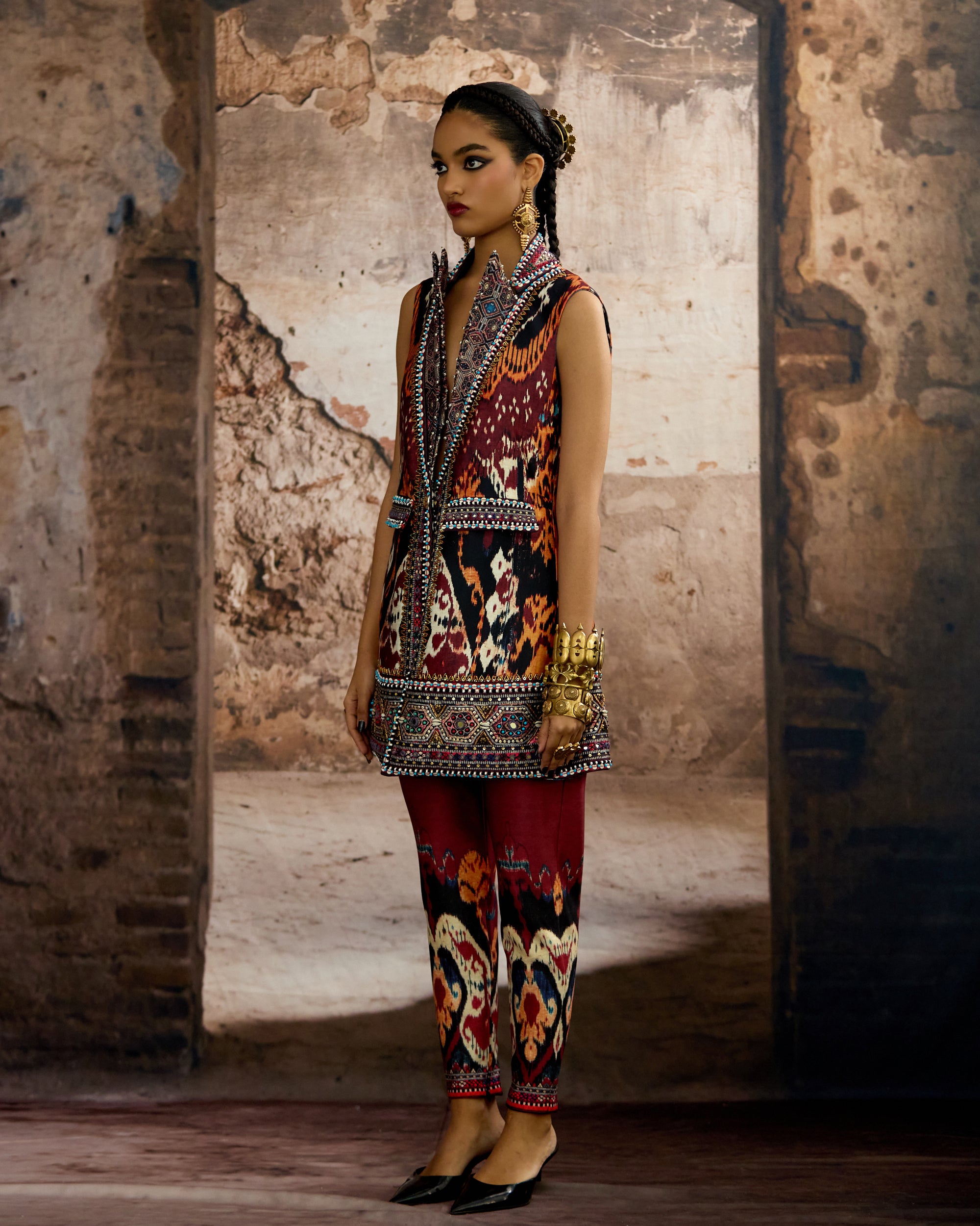 Kasbah : Kadek - Black/Orange