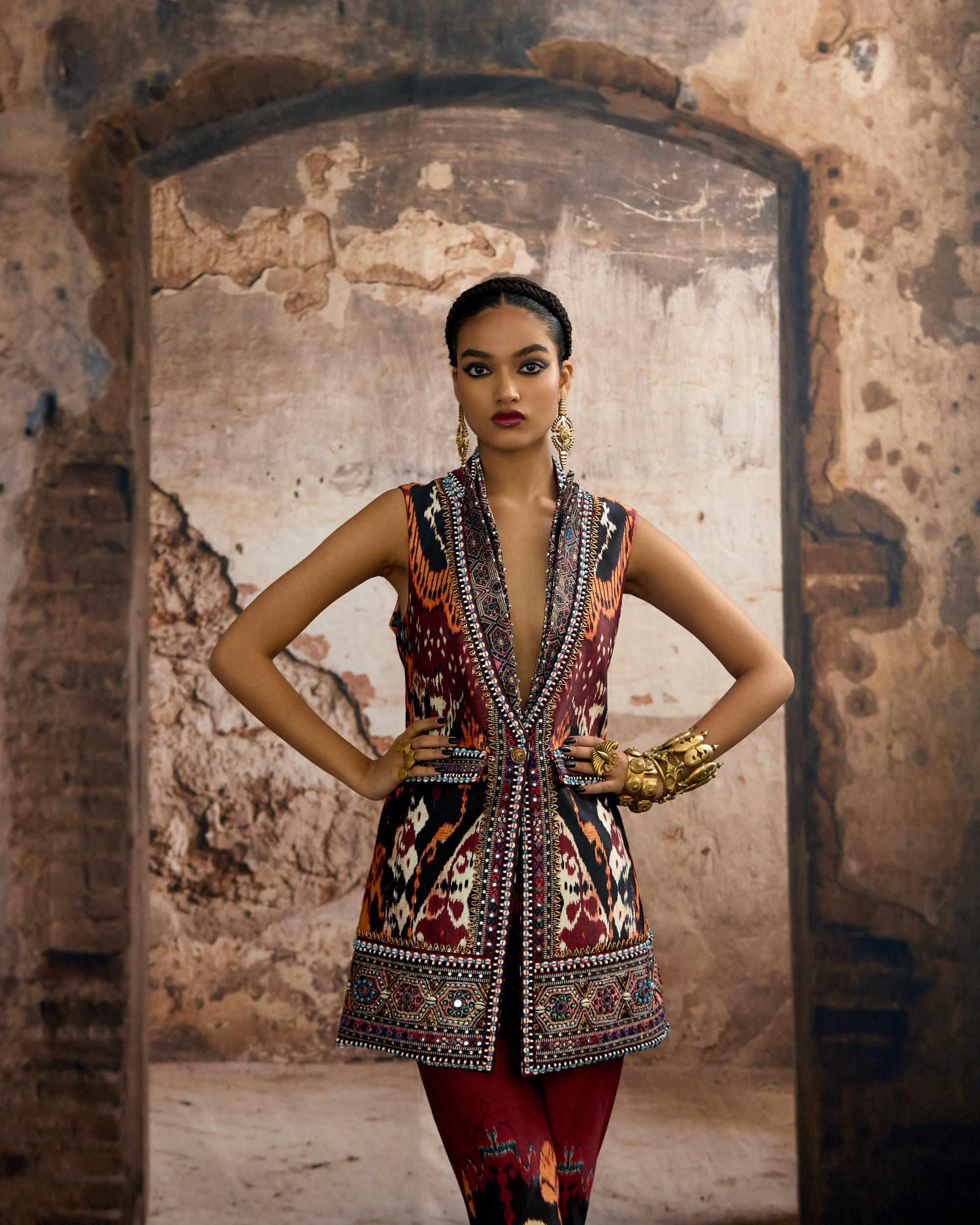 Kasbah : Kadek - Black/Orange