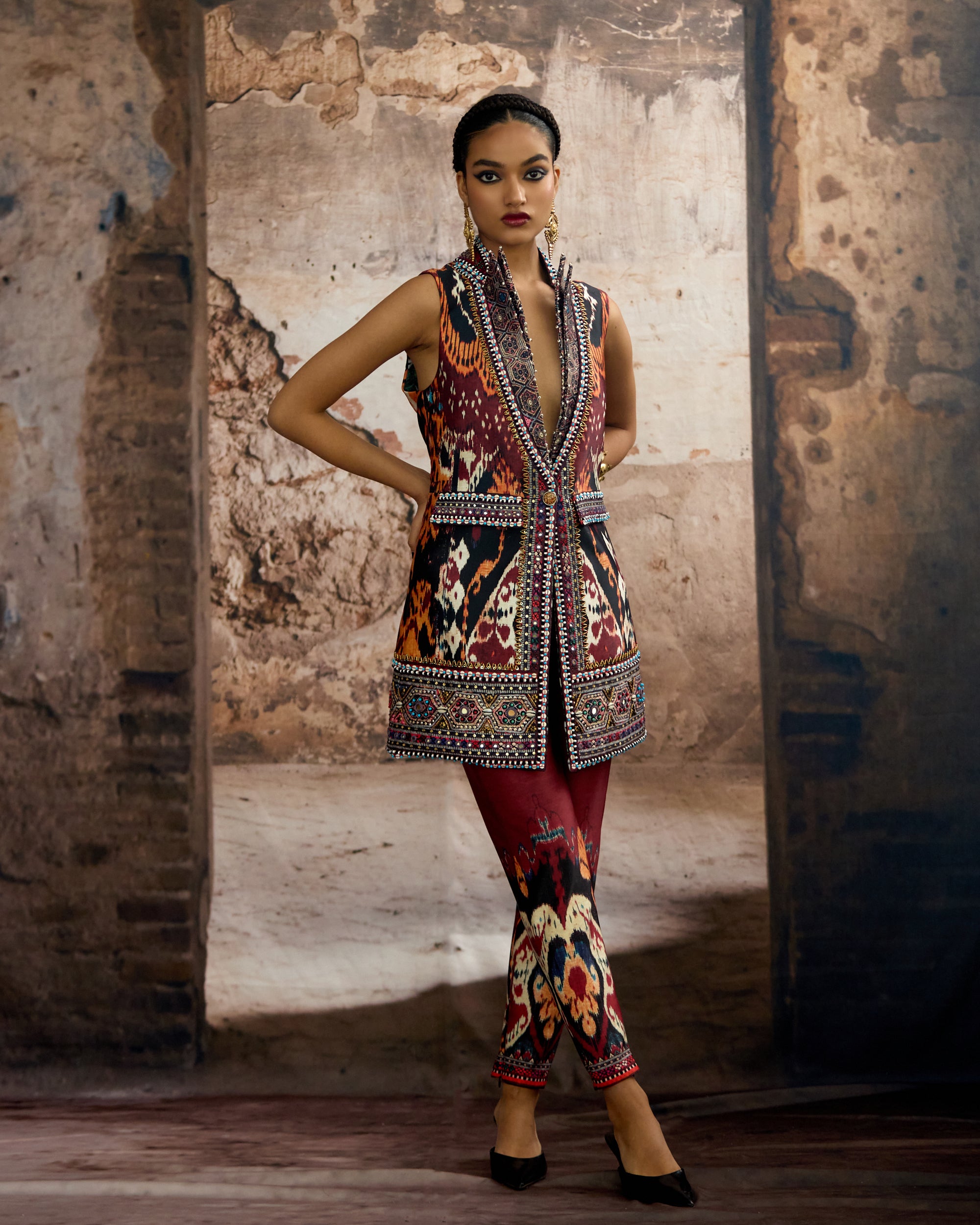 Kasbah : Kadek - Black/Orange