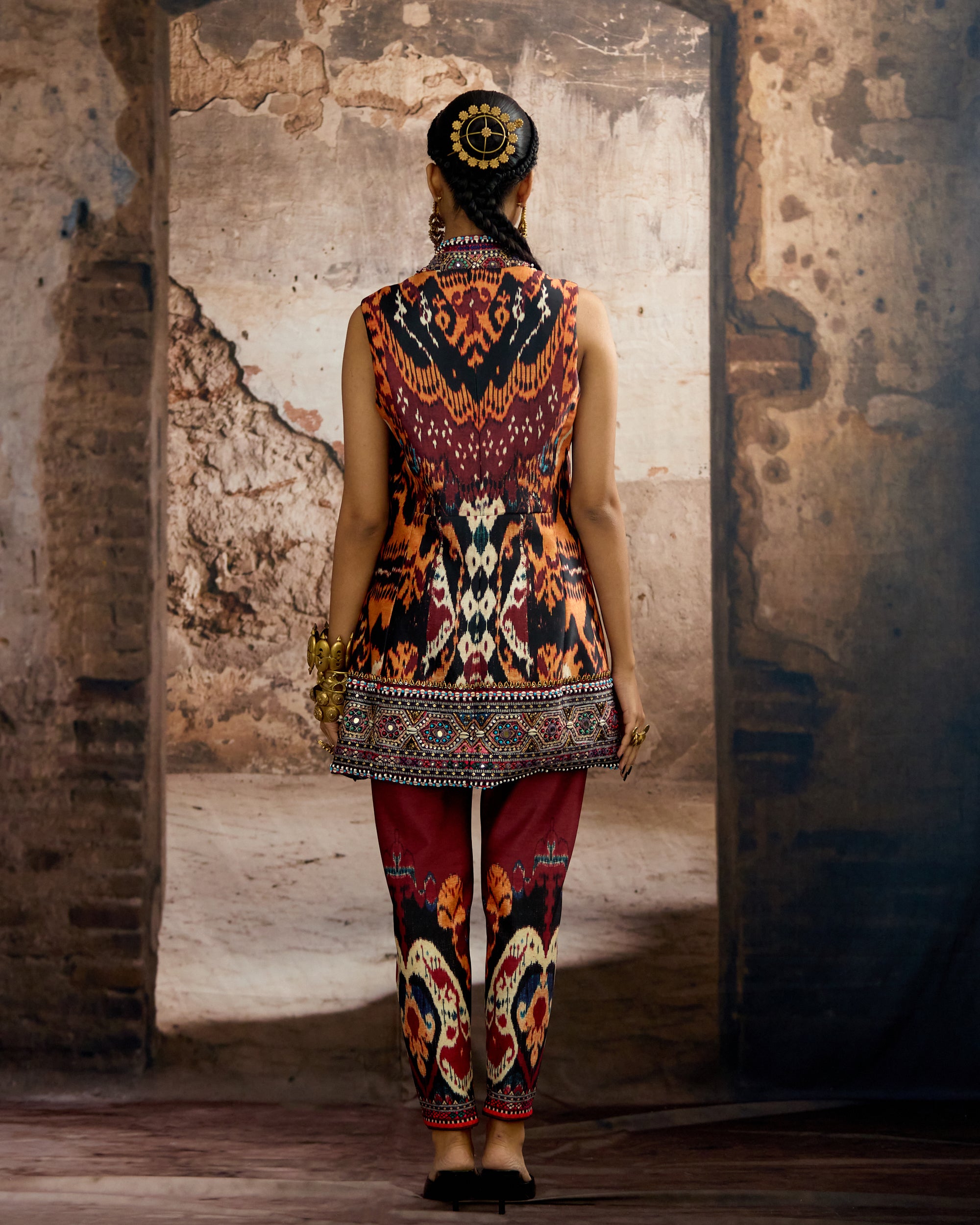 Kasbah : Kadek - Black/Orange