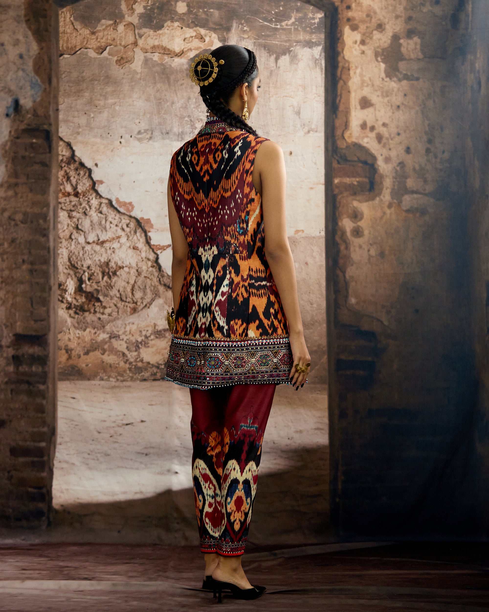 Kasbah : Kadek - Black/Orange