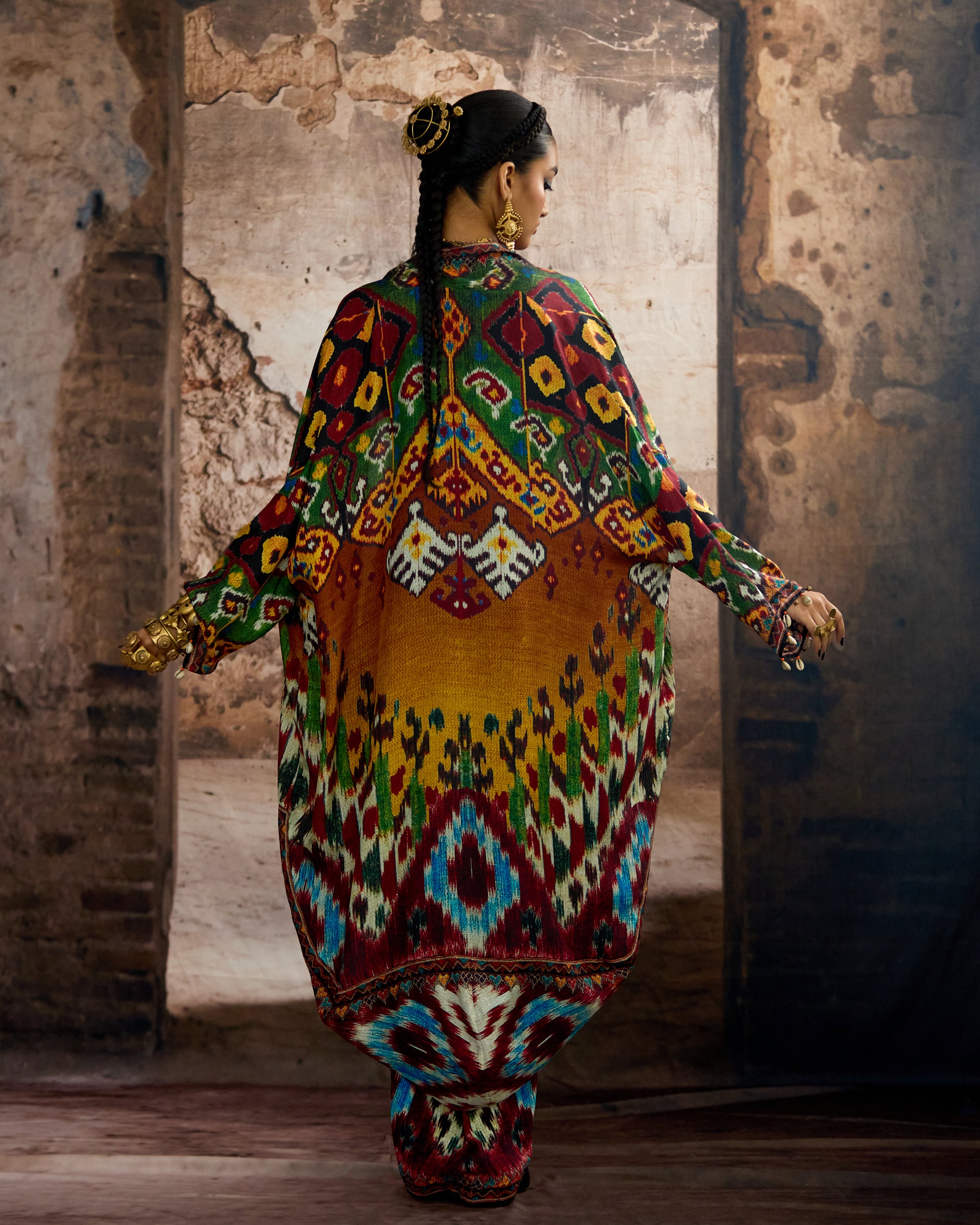 Kasbah : Jannat/Corset/Draupati - Mustard/Multi