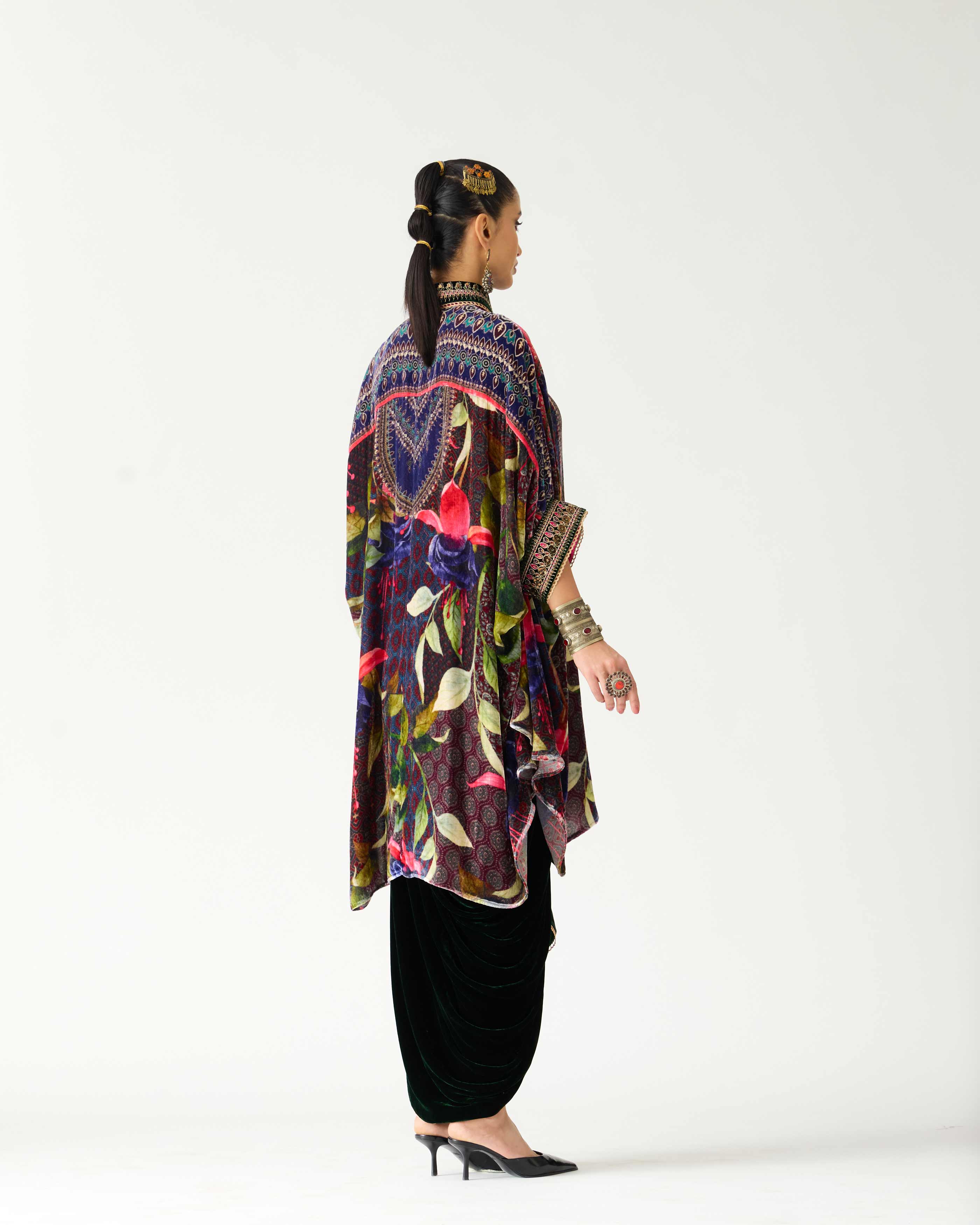 Zubaida : Kamara/Leila - Fuchsia/Emerald