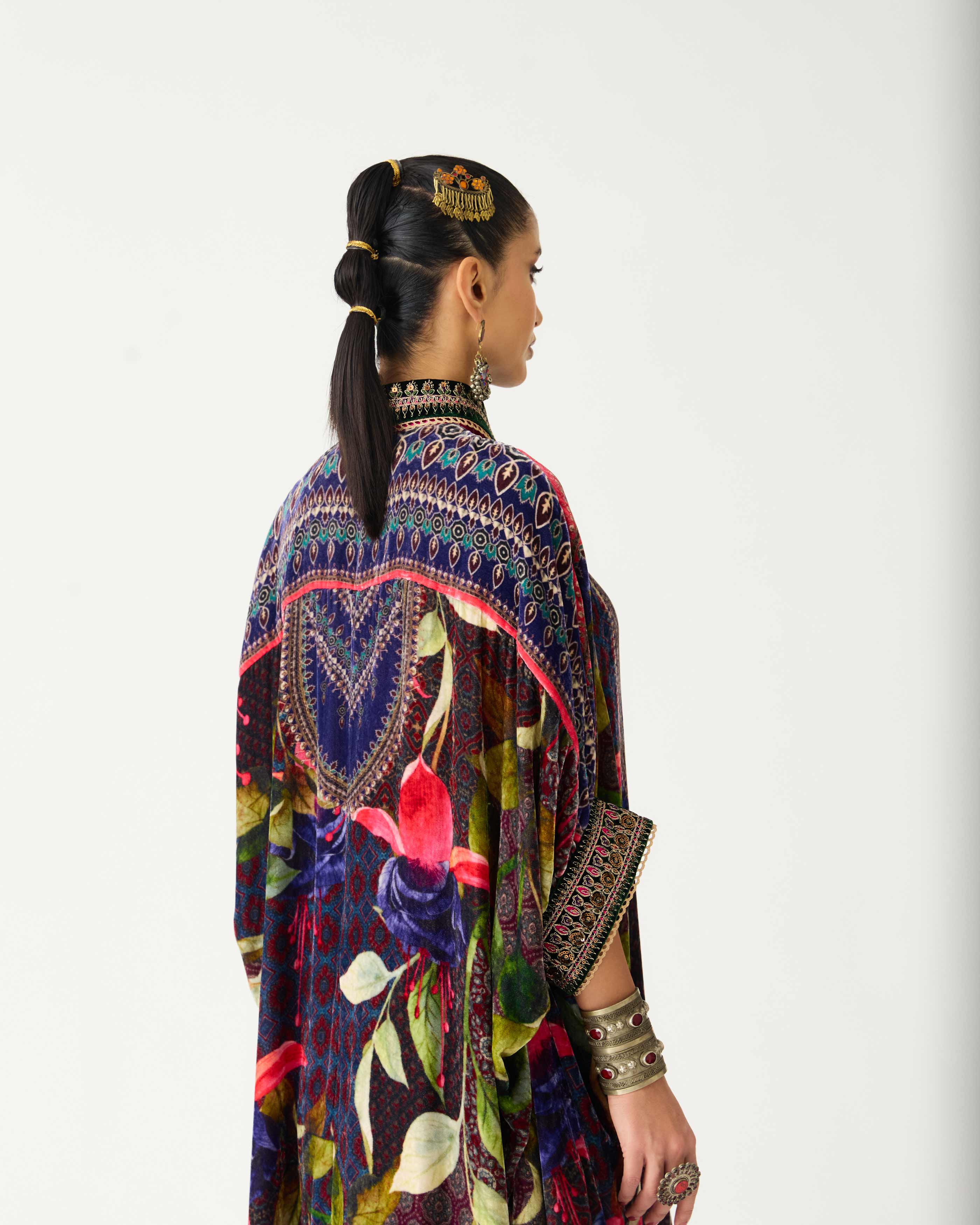 Zubaida : Kamara/Leila - Fuchsia/Emerald