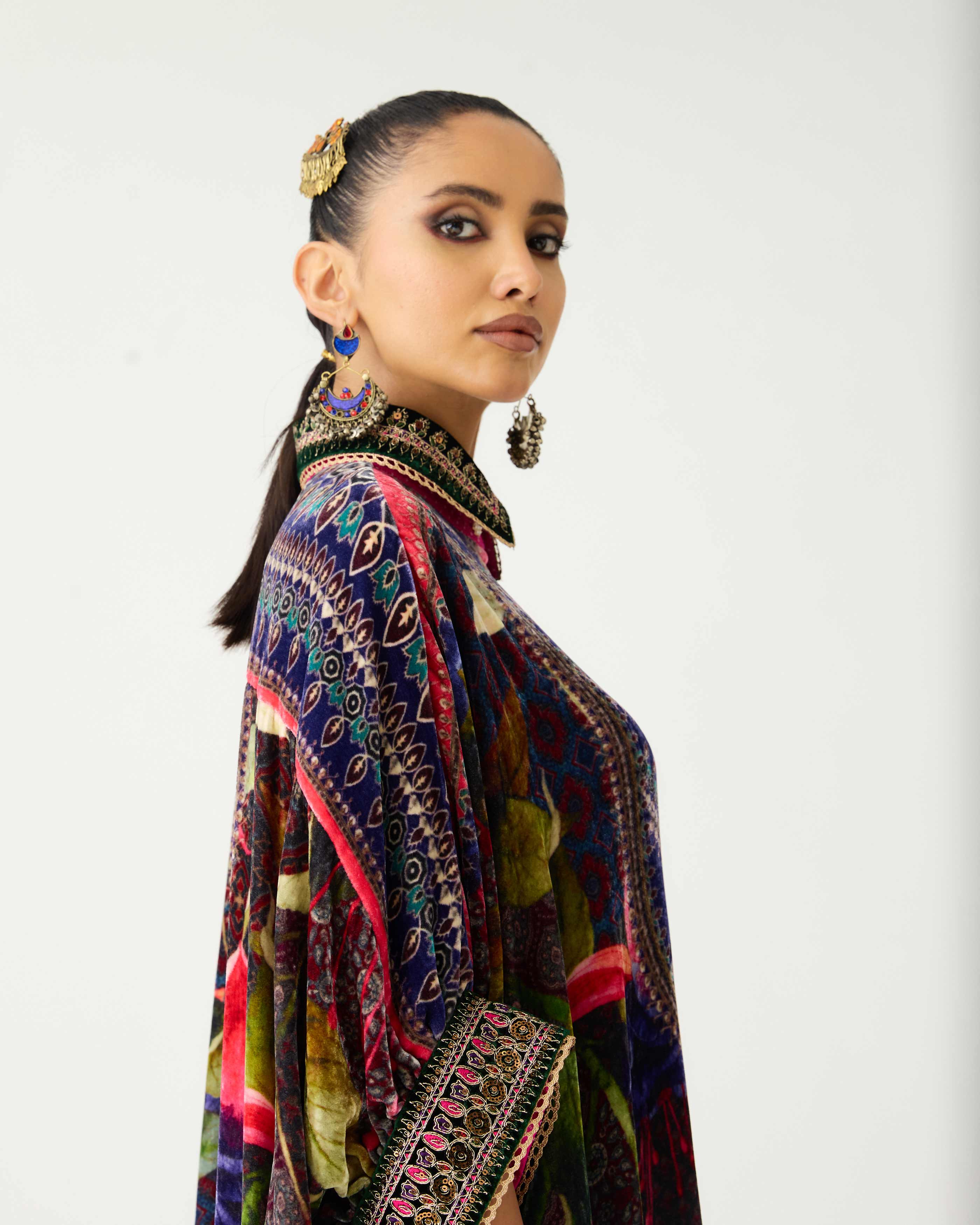 Zubaida : Kamara/Leila - Fuchsia/Emerald