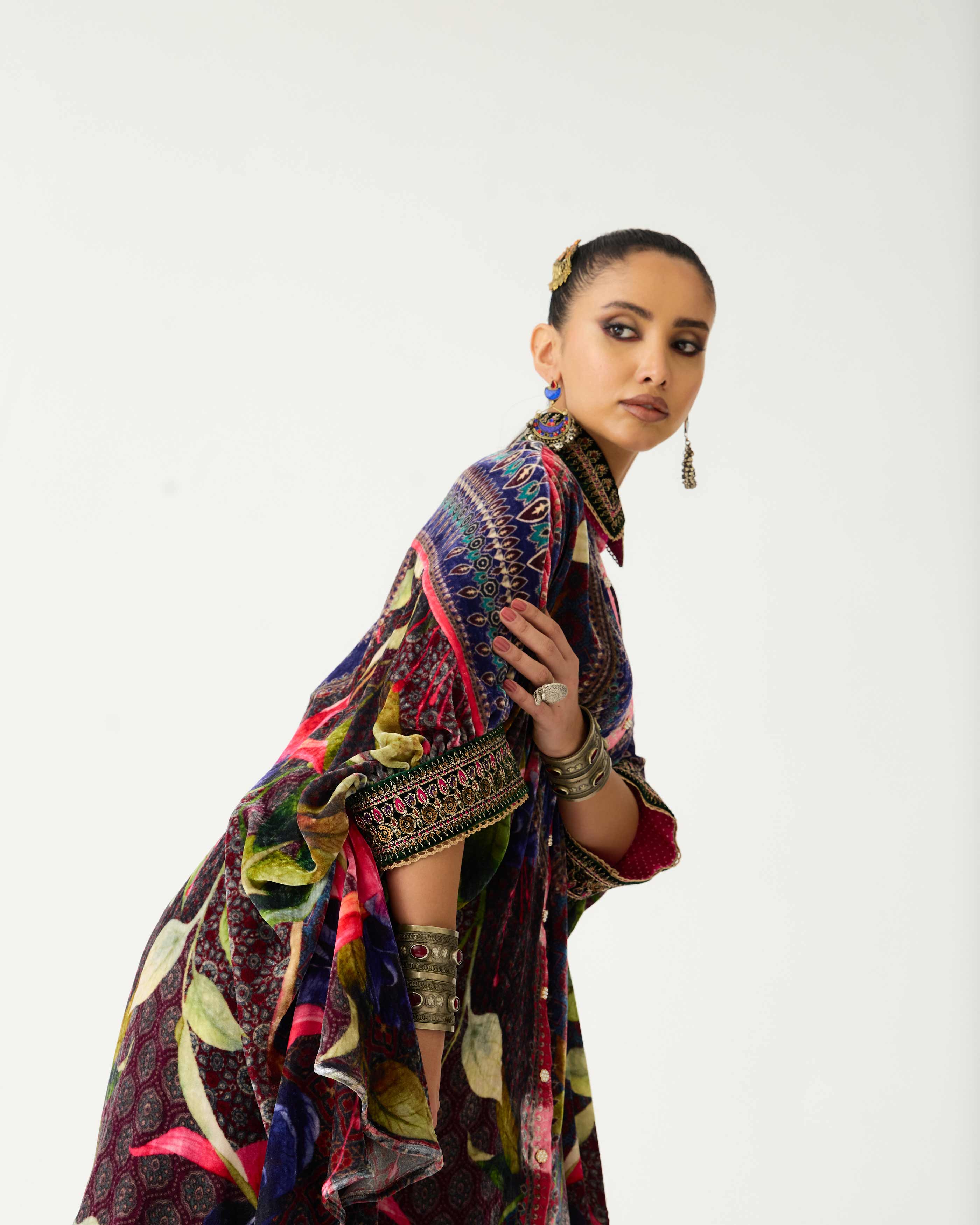 Zubaida : Kamara/Leila - Fuchsia/Emerald