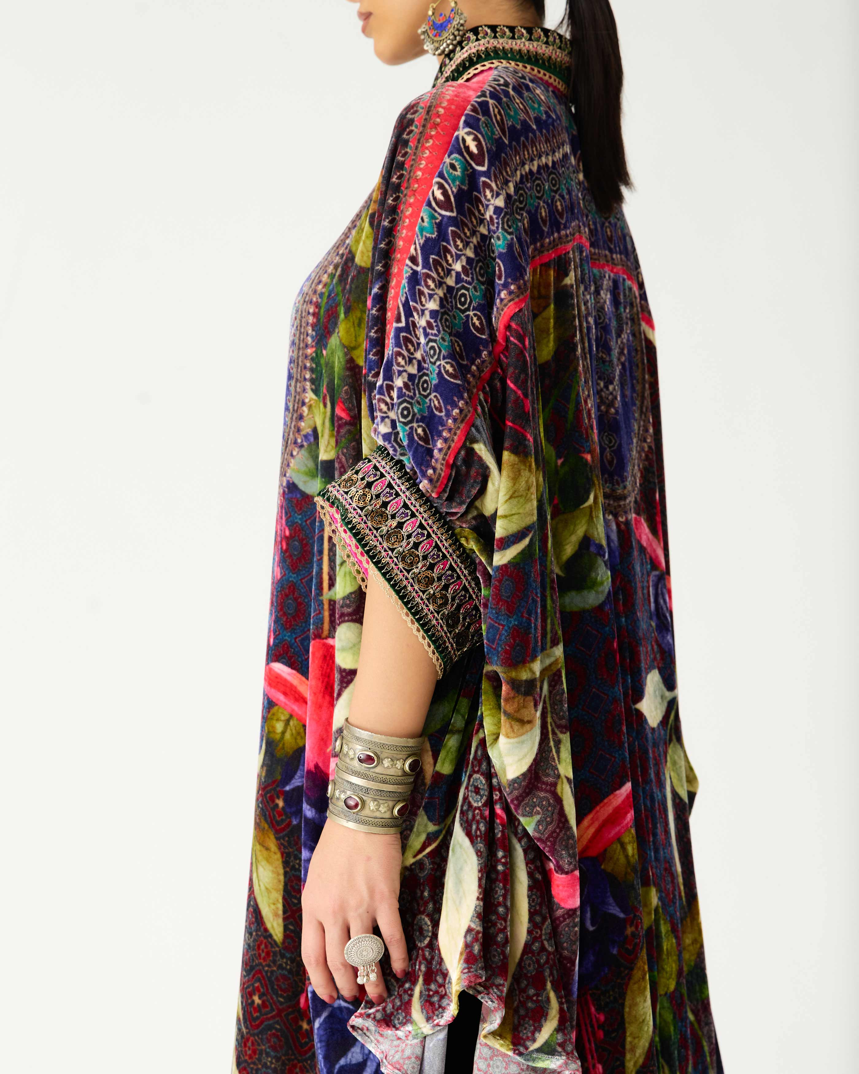 Zubaida : Kamara/Leila - Fuchsia/Emerald