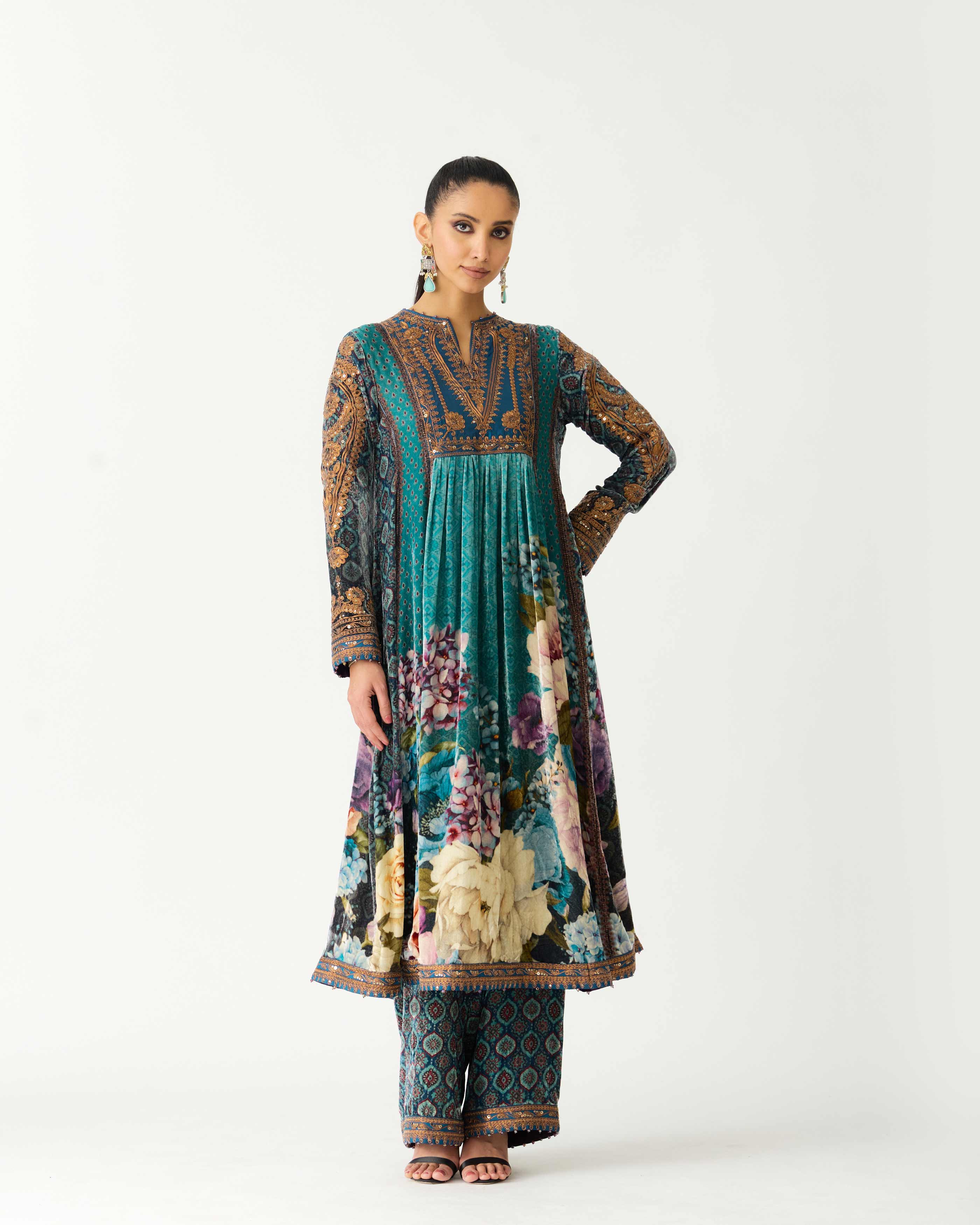 Zubaida : Anisha - Teal