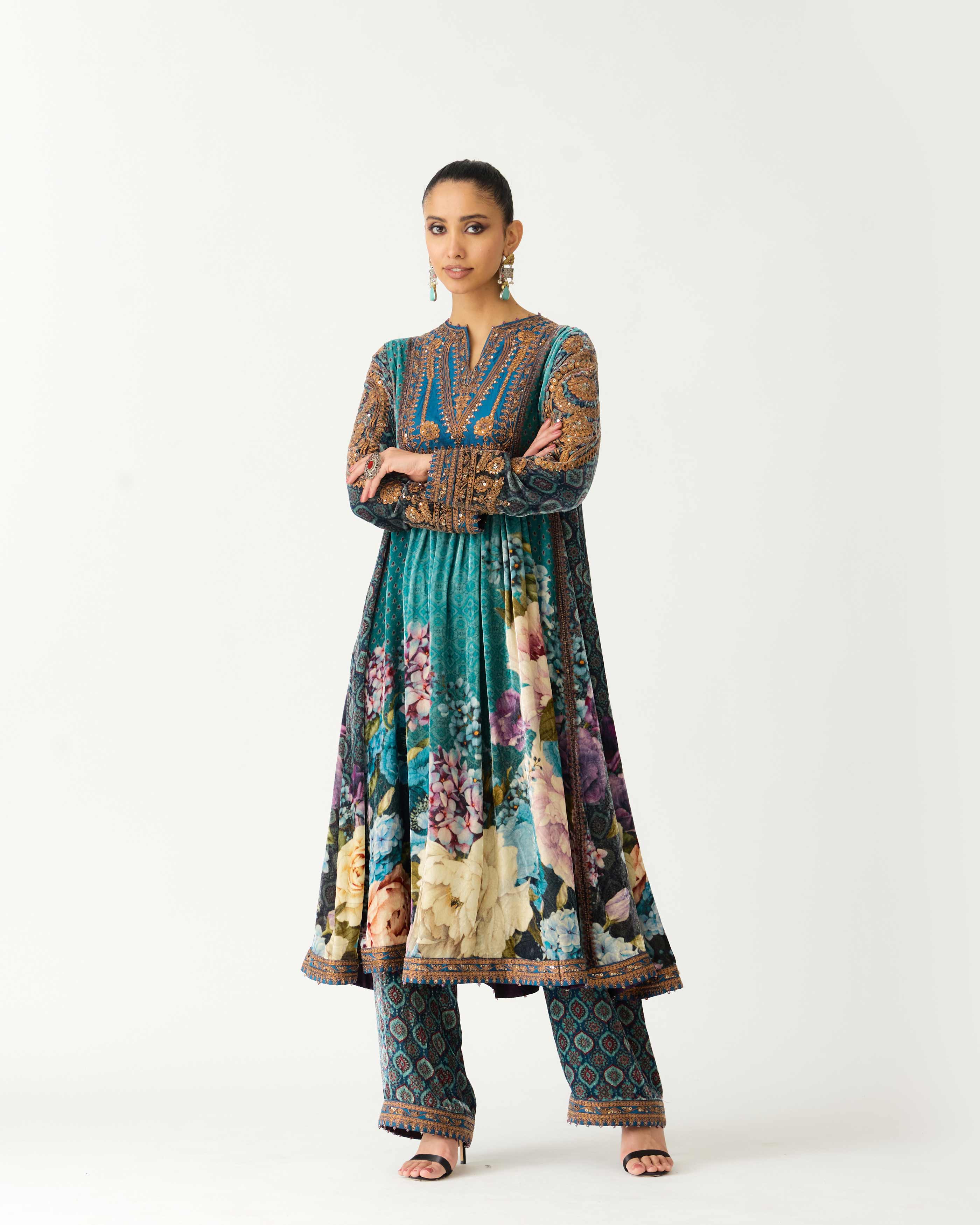 Zubaida : Anisha - Teal