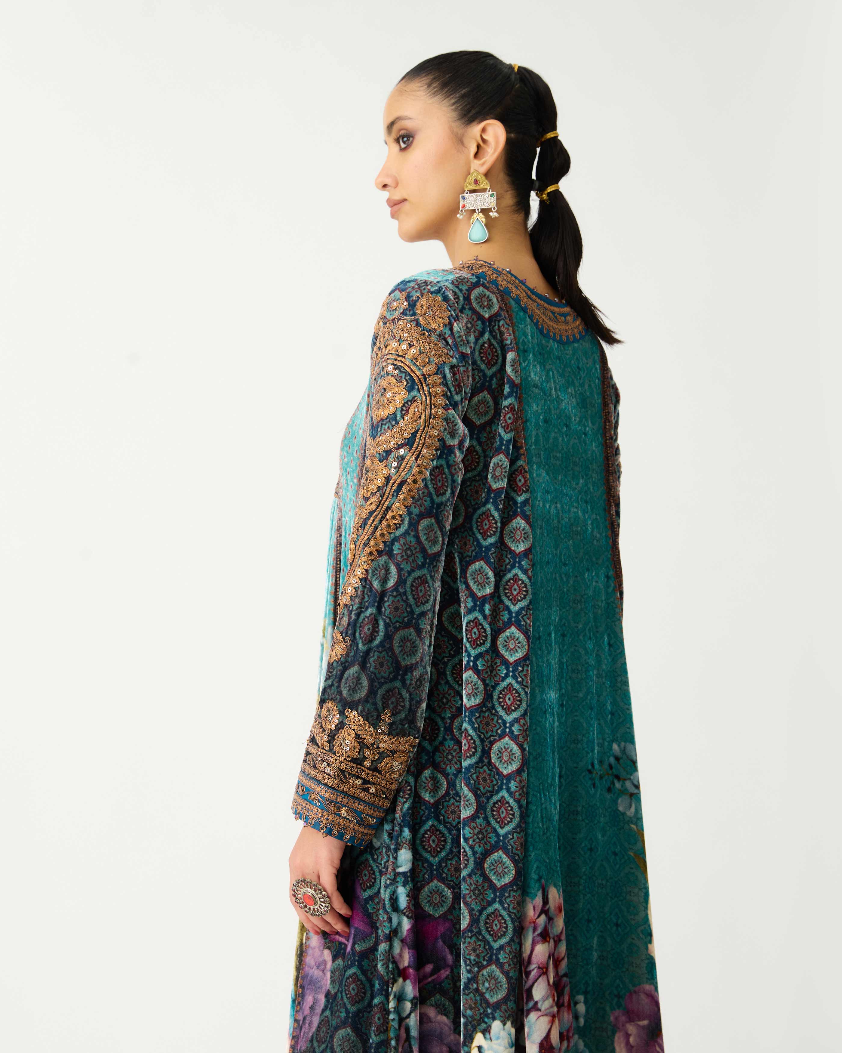 Zubaida : Anisha - Teal