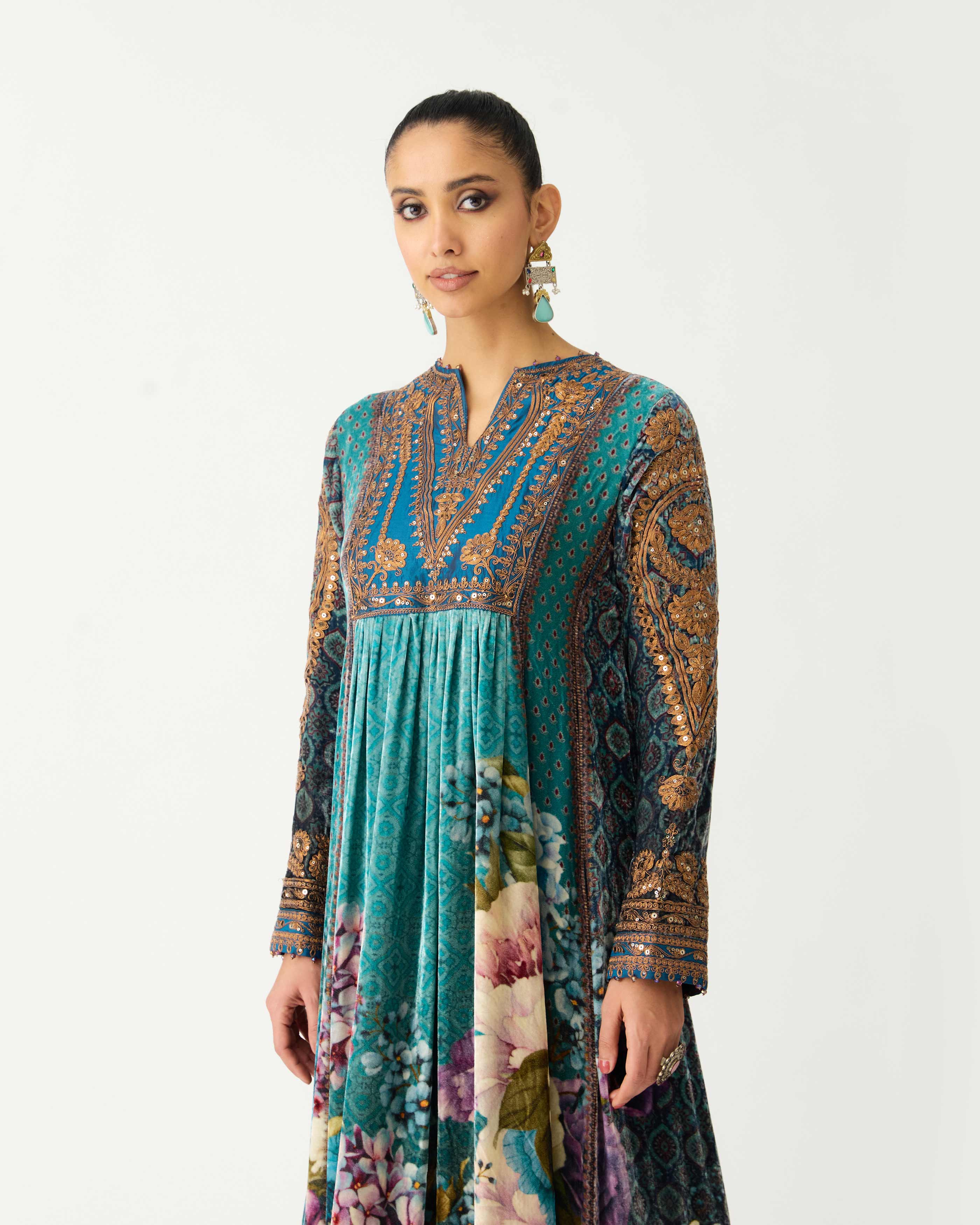 Zubaida : Anisha - Teal