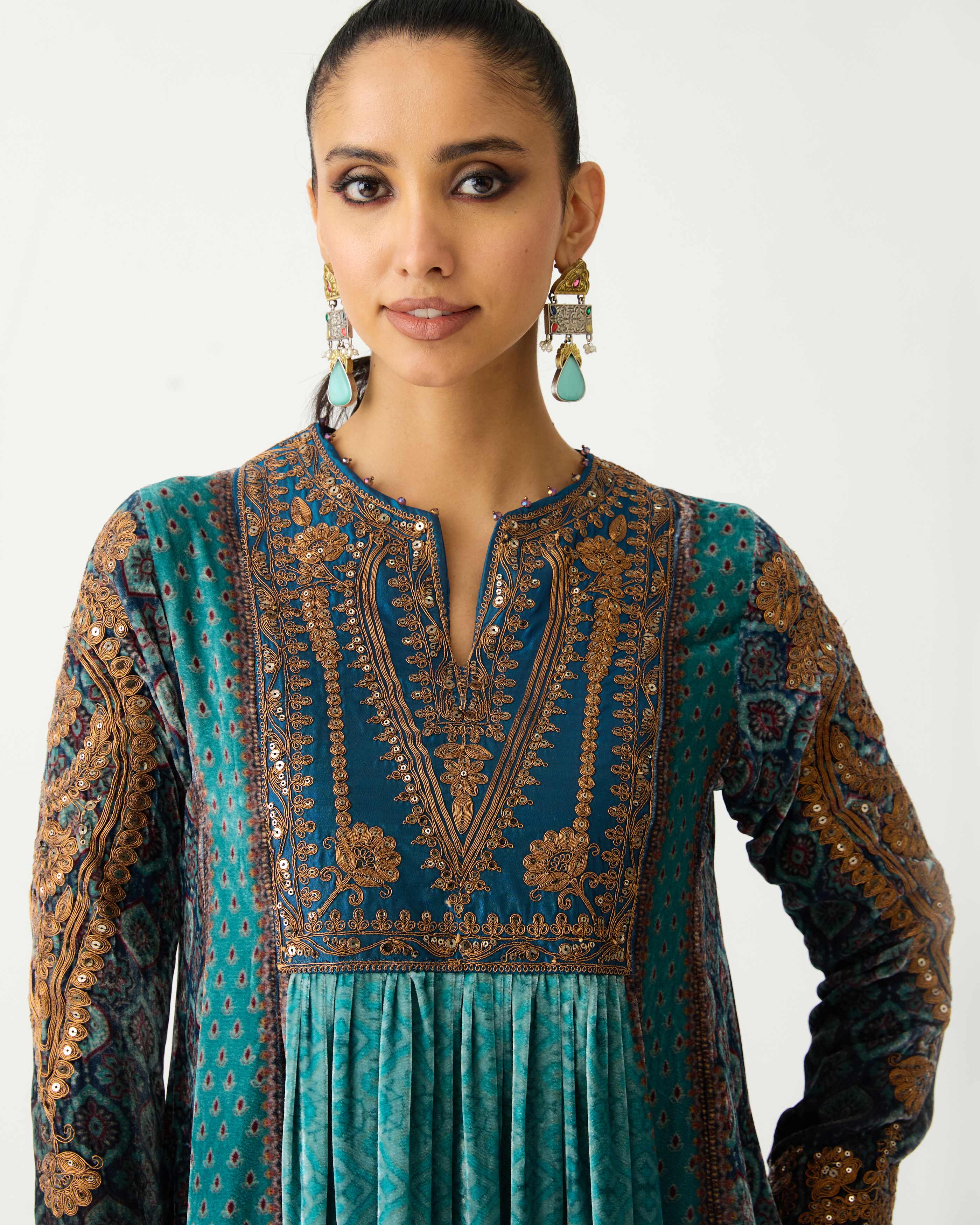 Zubaida : Anisha - Teal