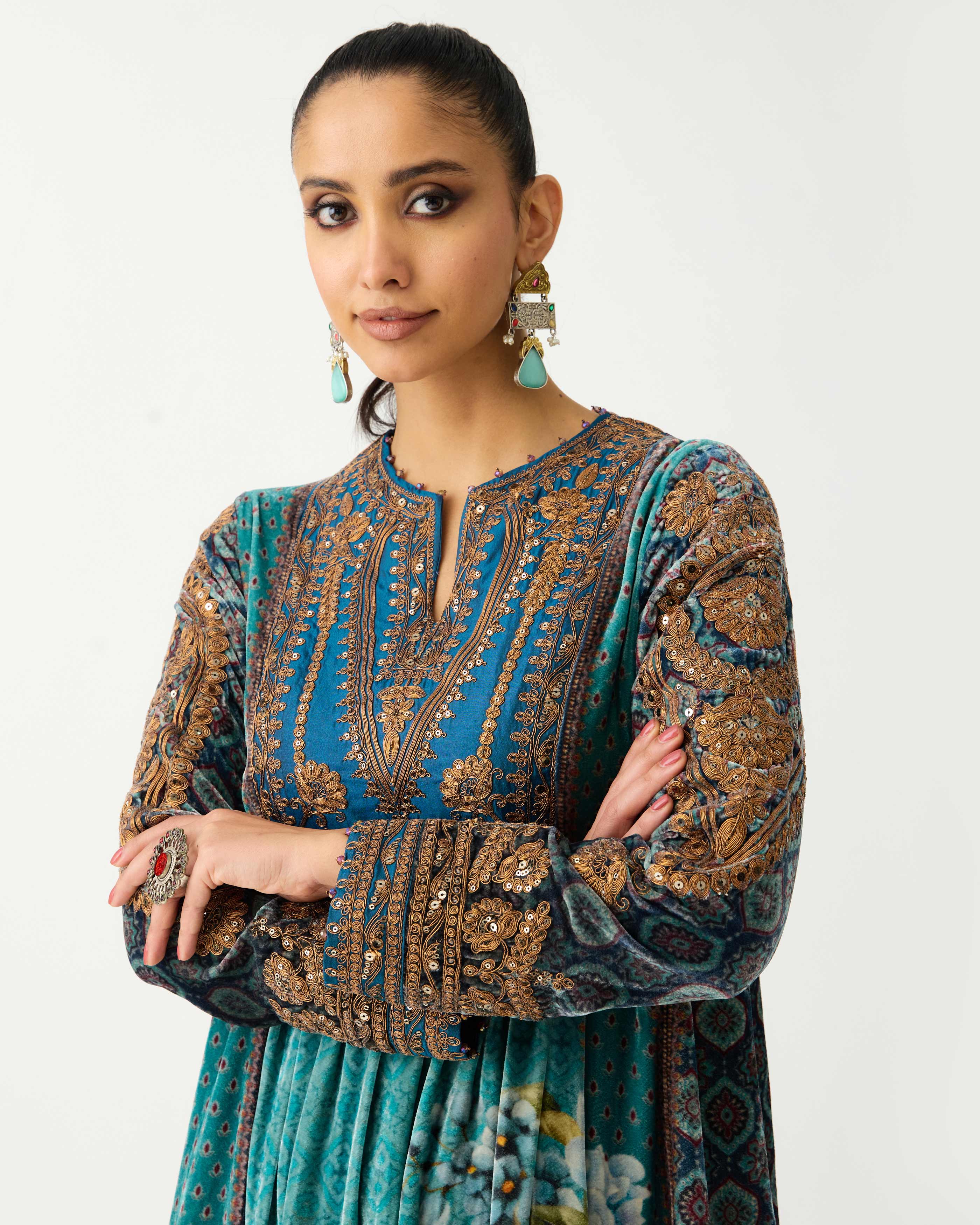Zubaida : Anisha - Teal