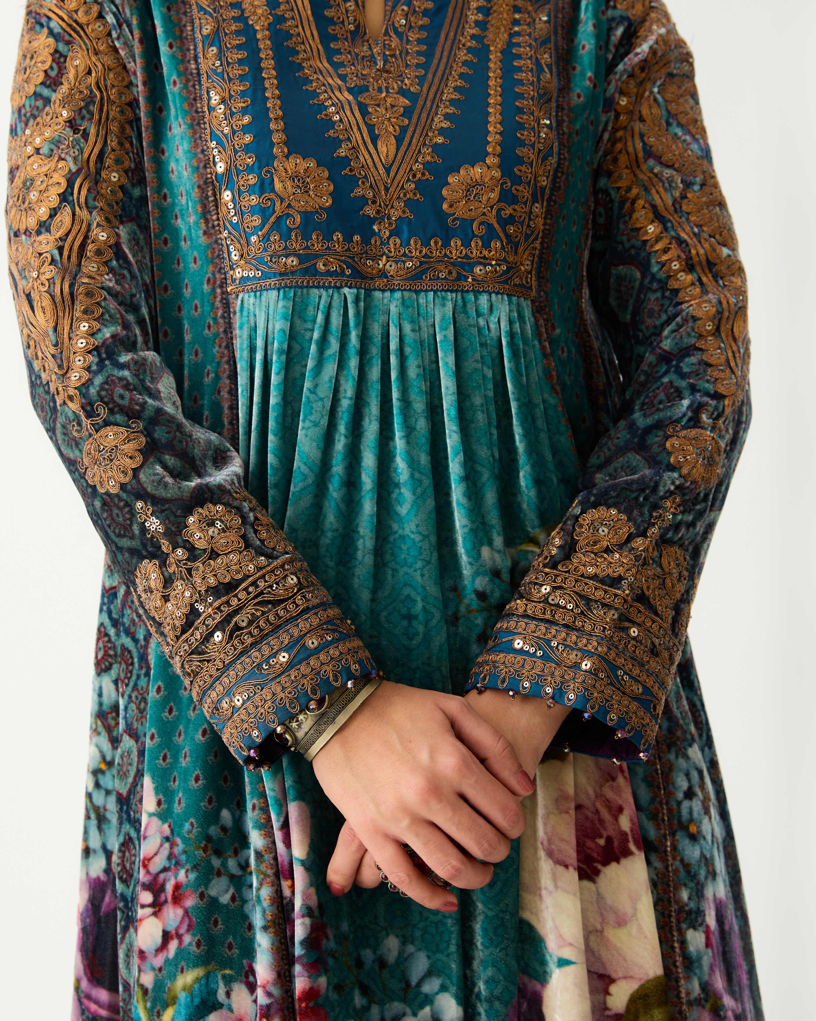 Zubaida : Anisha - Teal