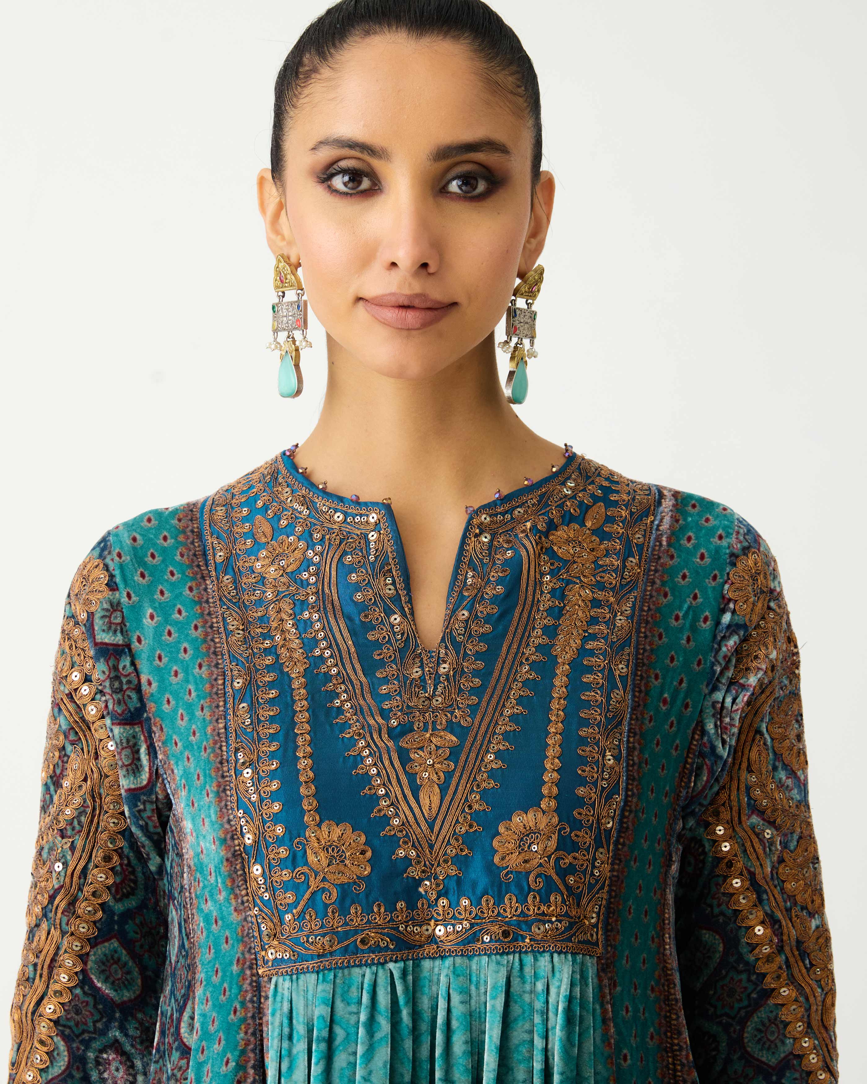 Zubaida : Anisha - Teal