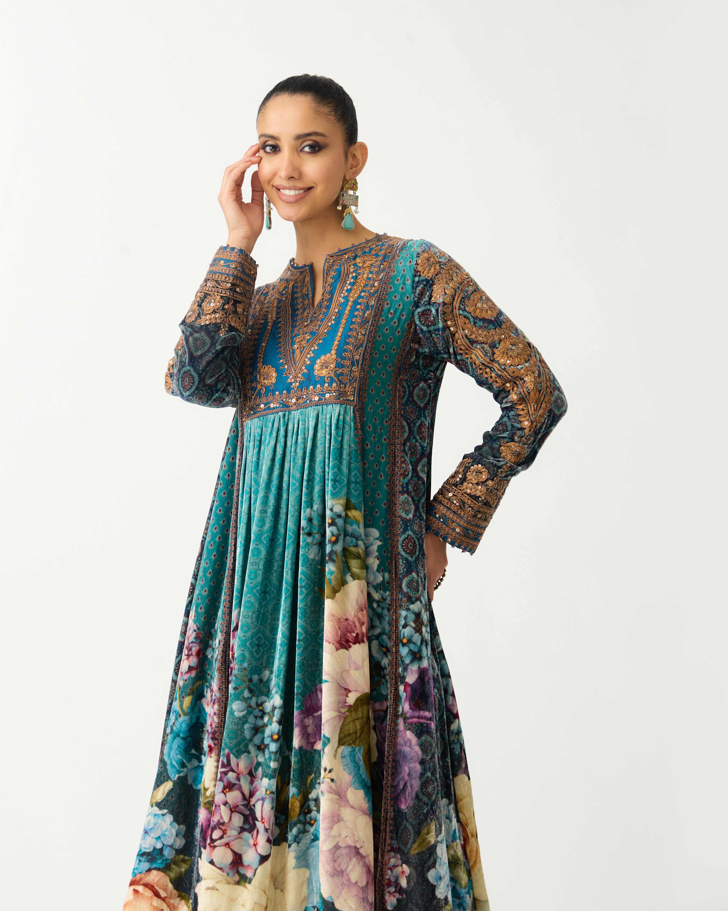 Zubaida : Anisha - Teal