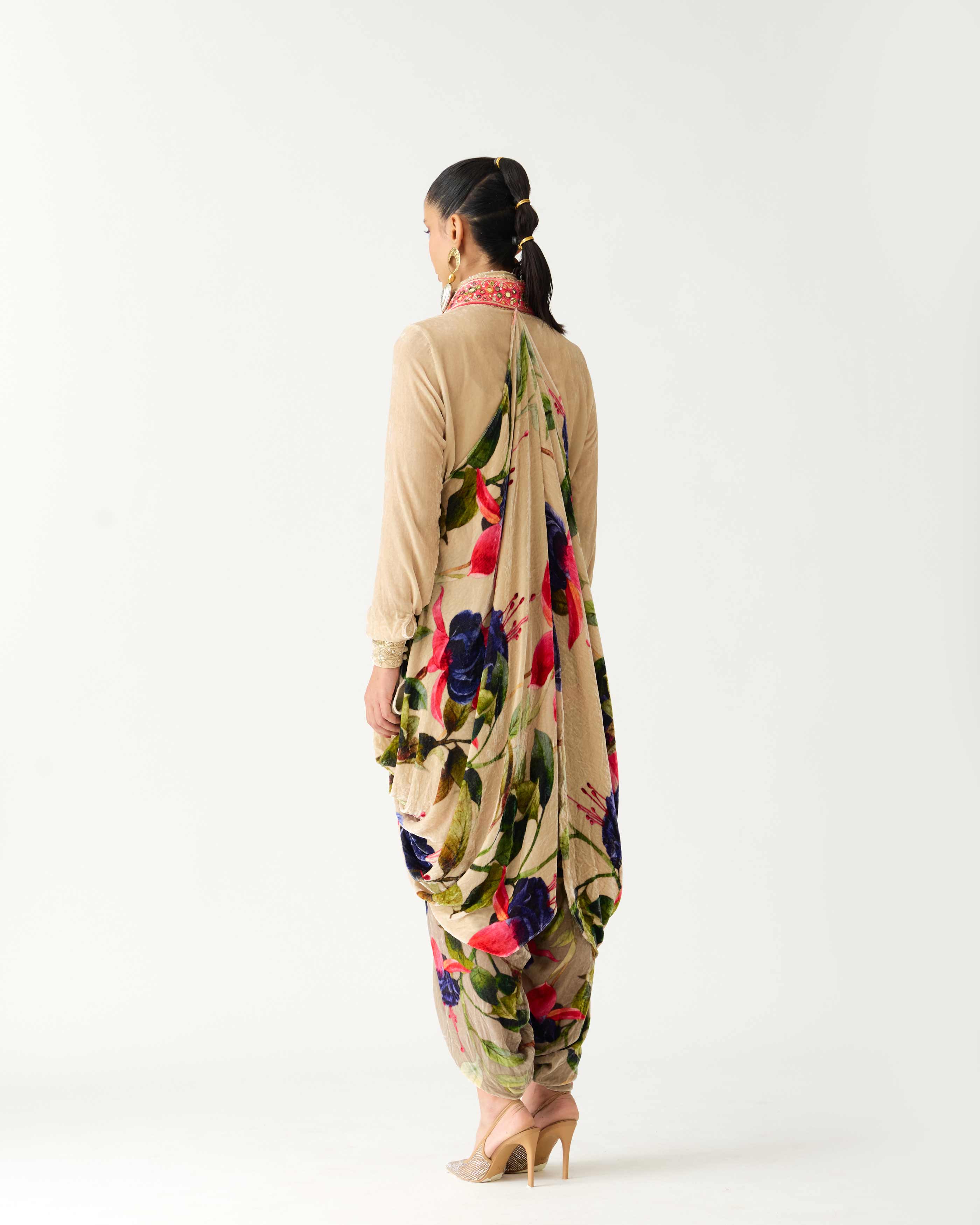 Zubaida : Javik - Fuchsia/Taupe