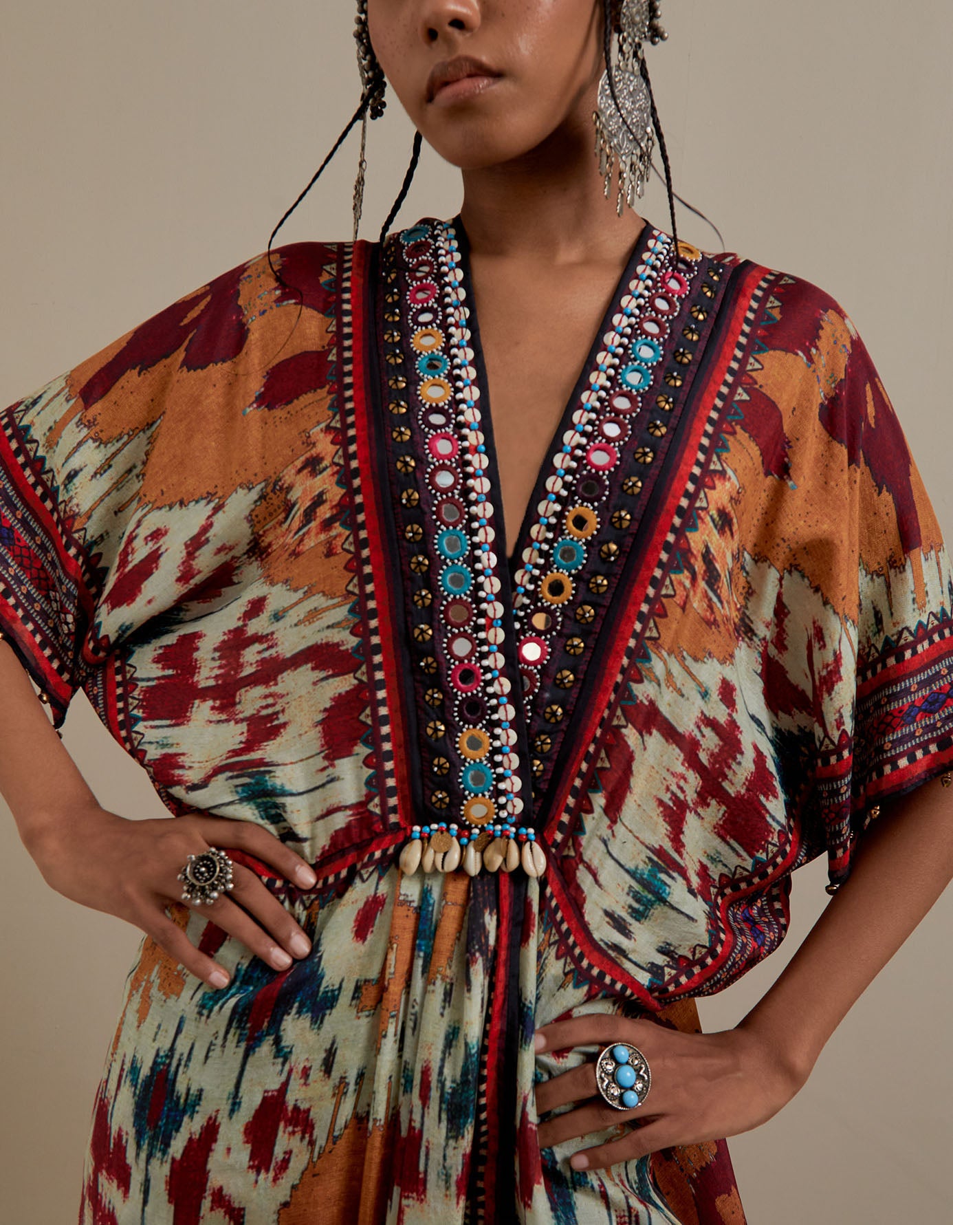 Kasbah : Kusum - Eggshell/Mustard
