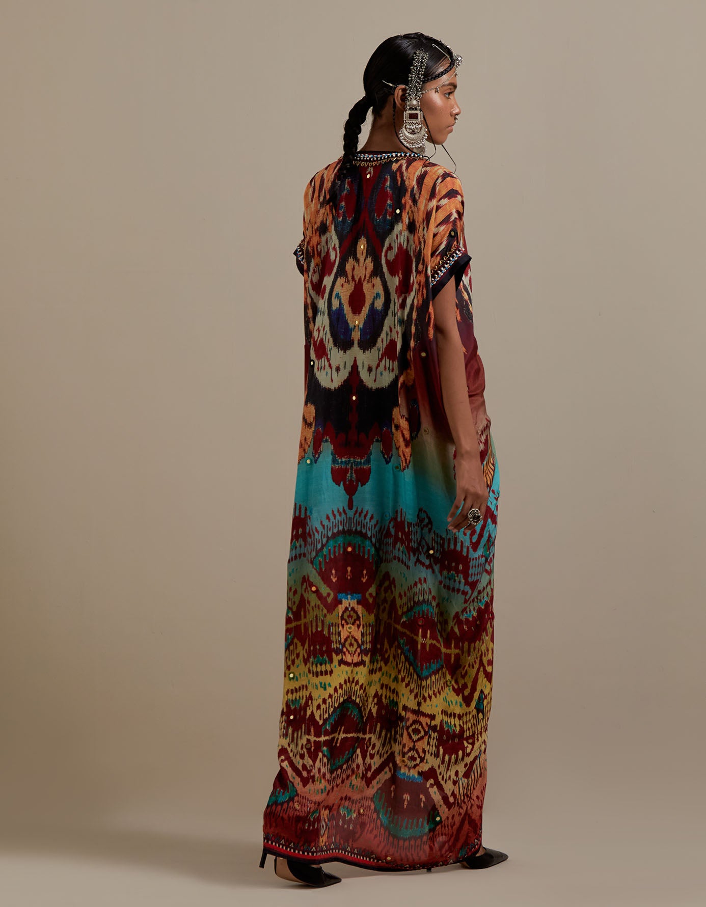 Kasbah : Safina -  Aqua/Maroon