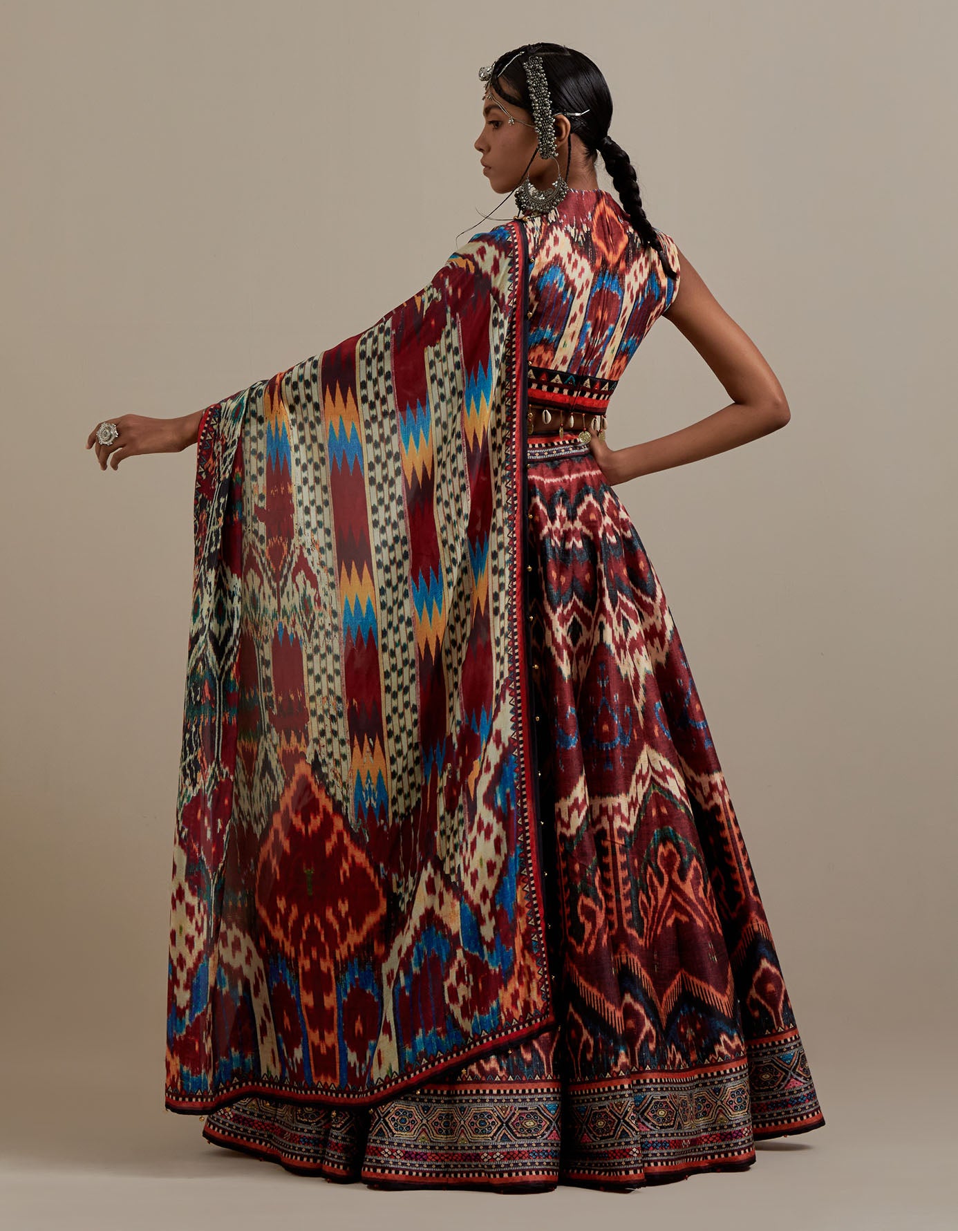 Kasbah : Urmila/Leela - Maroon/Multi