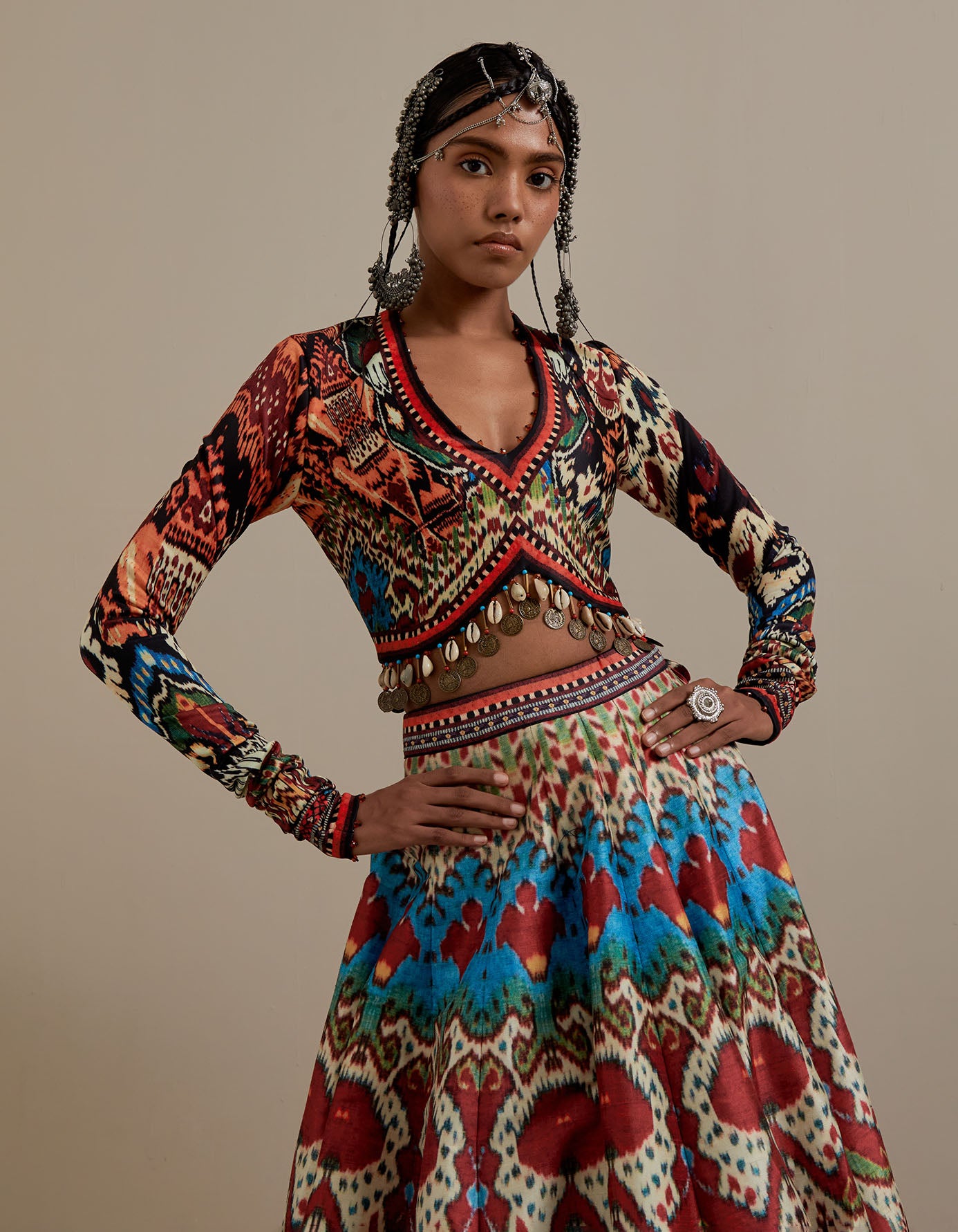 Kasbah : Angami/Leela - Beige/Multi