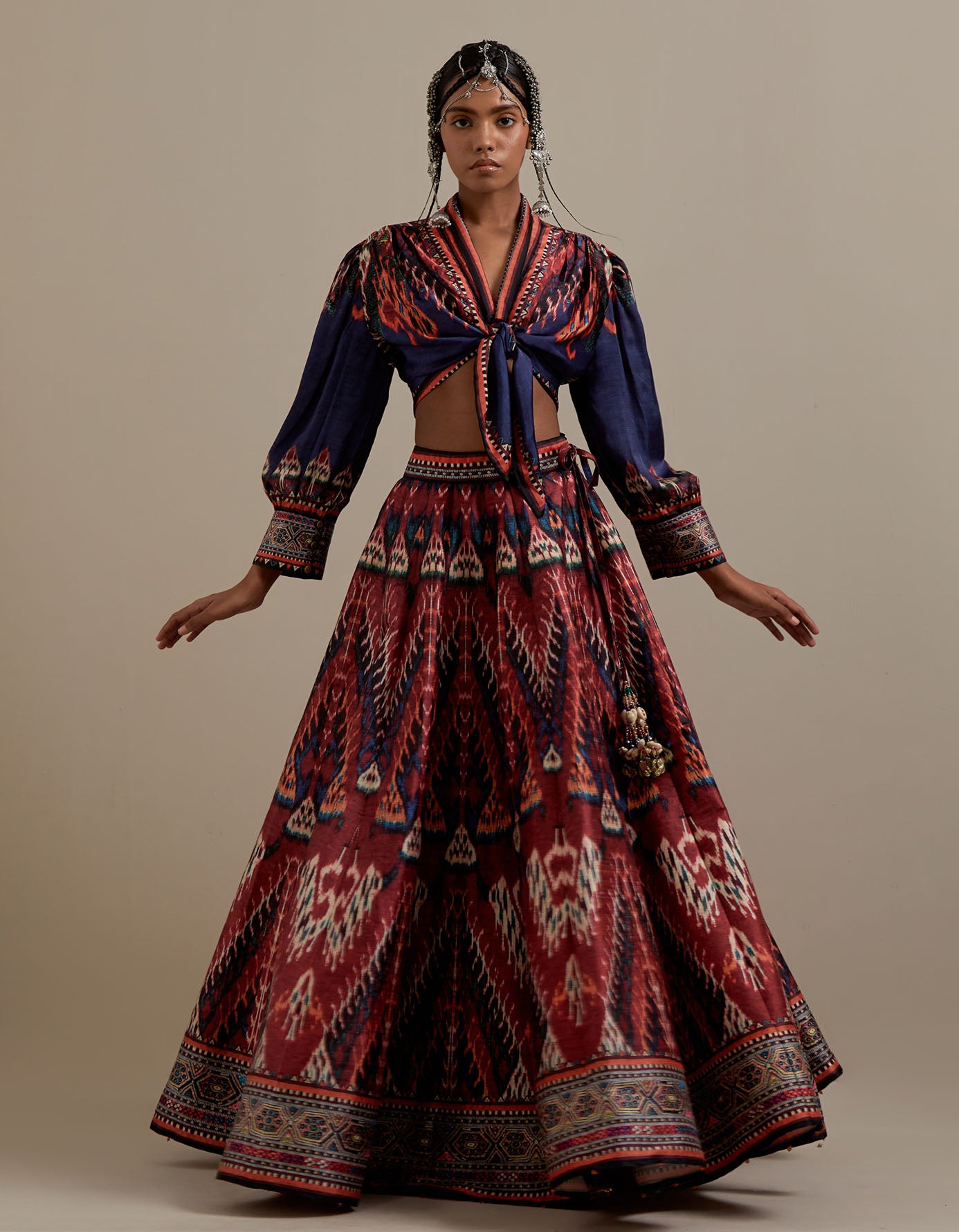 Kasbah : Rubali/Leela - Blue/Maroon