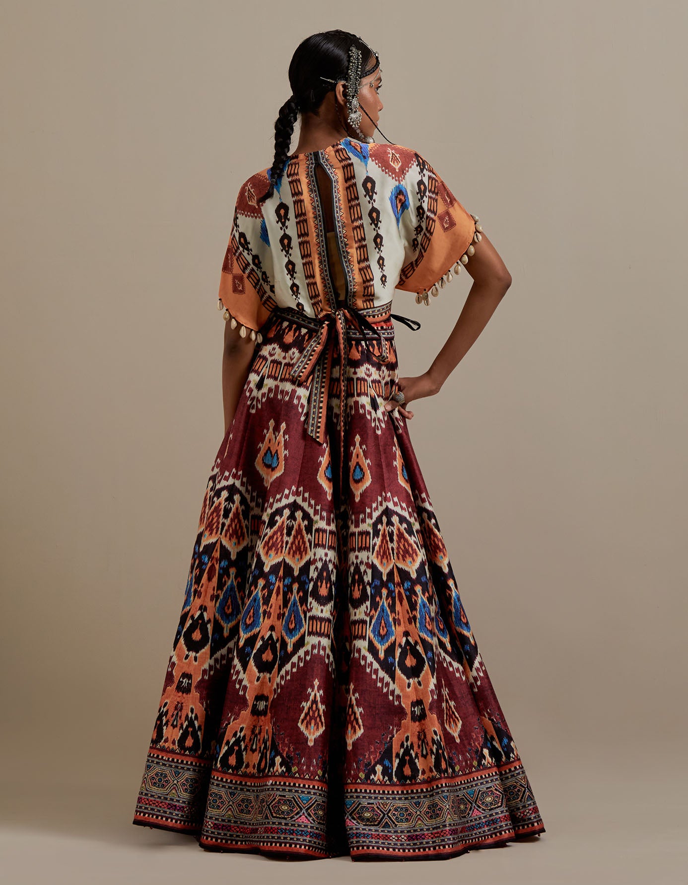 Kasbah : Neerja/Leela - Beige/Maroon